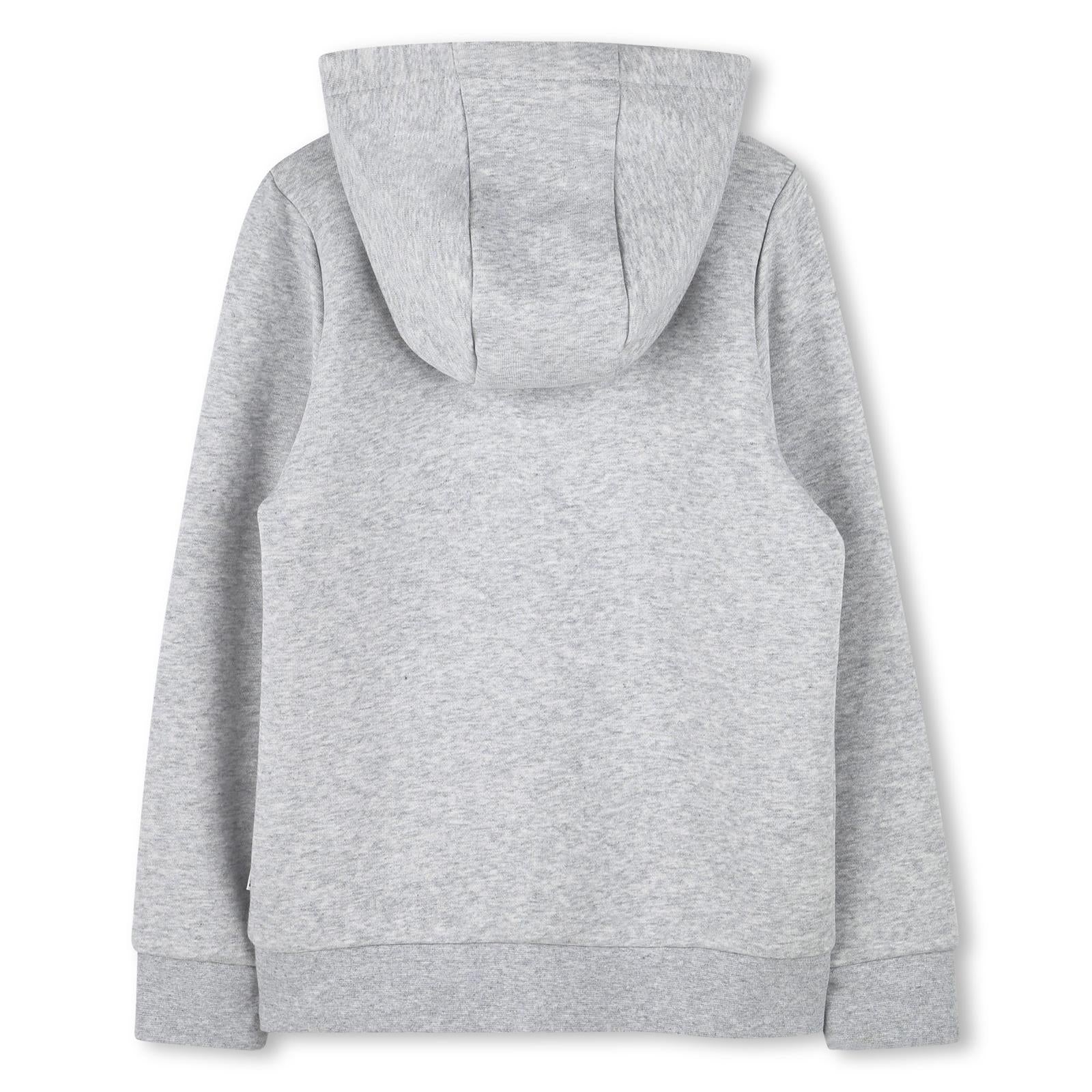 Hoodie com Capuz Boss Cinzento Criança