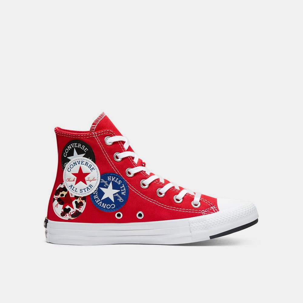All Star Converse Botas Boots 166736c Red Multi Vermelho Multicolor Shot1