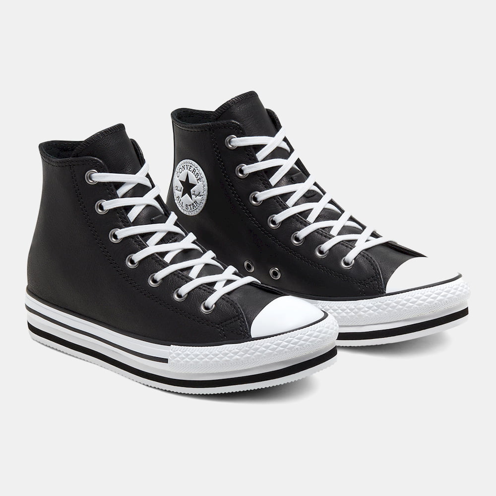 All Star Converse Botas Boots 666391c Black Preto Shot4