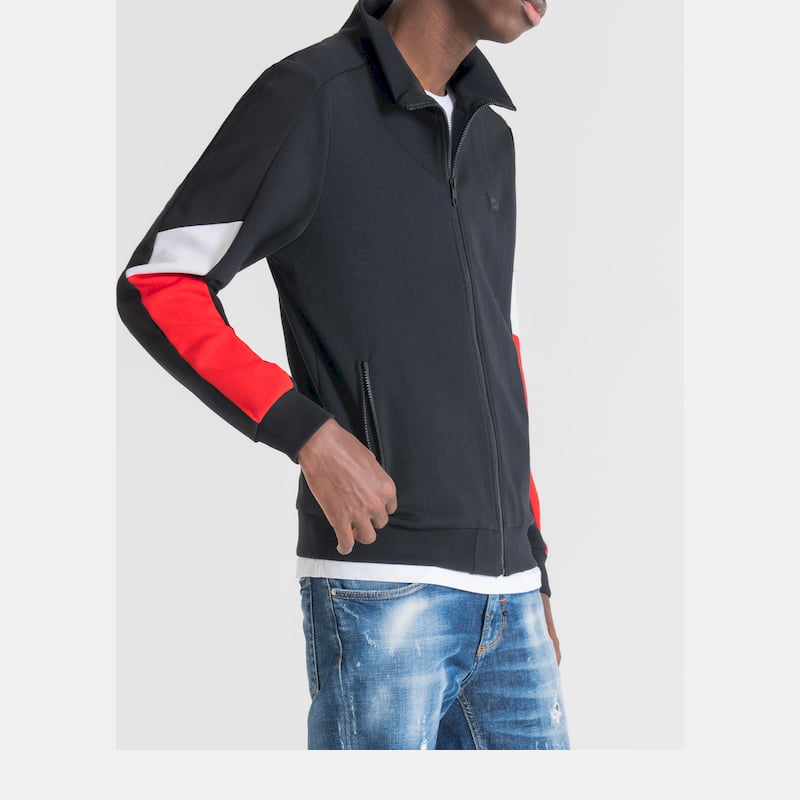 Antony Morato Blusao Jackets Mmfl00819 Black Preto Shot2