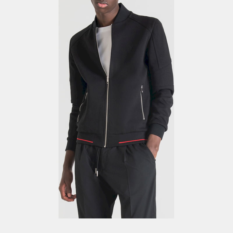 Antony Morato Blusao Jackets Mmfl00829 Black Preto Shot2