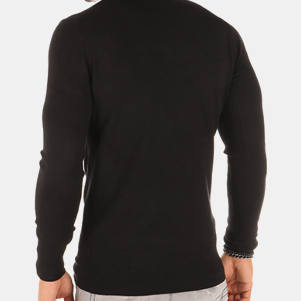 Antony Morato Malha Sweater Mmsw00678 Black Preto Shot14