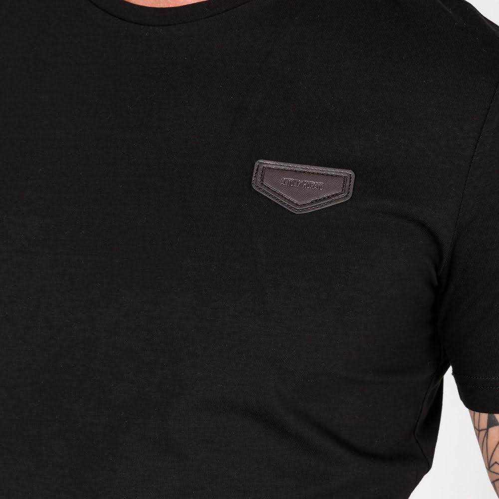 Antony Morato T Shirt Mmks01430 Black Preto Shot1