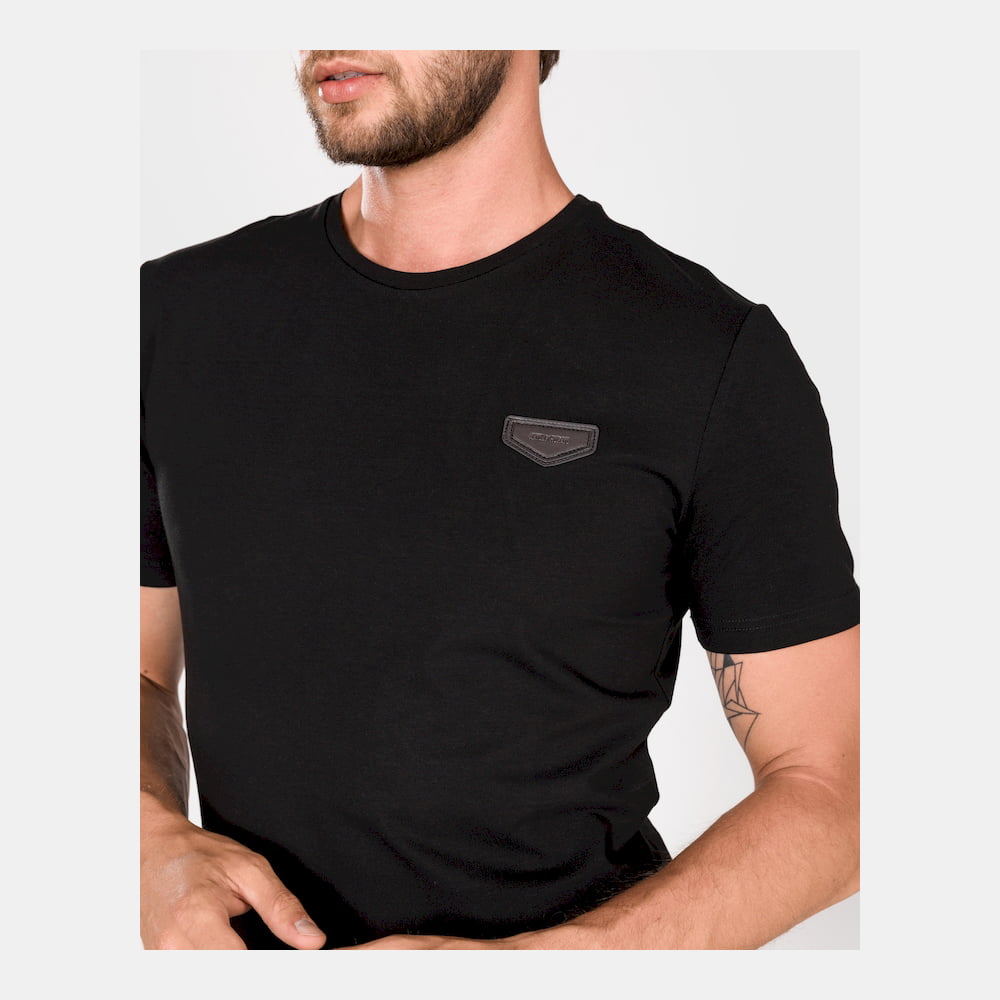 Antony Morato T Shirt Mmks01430 Black Preto Shot2