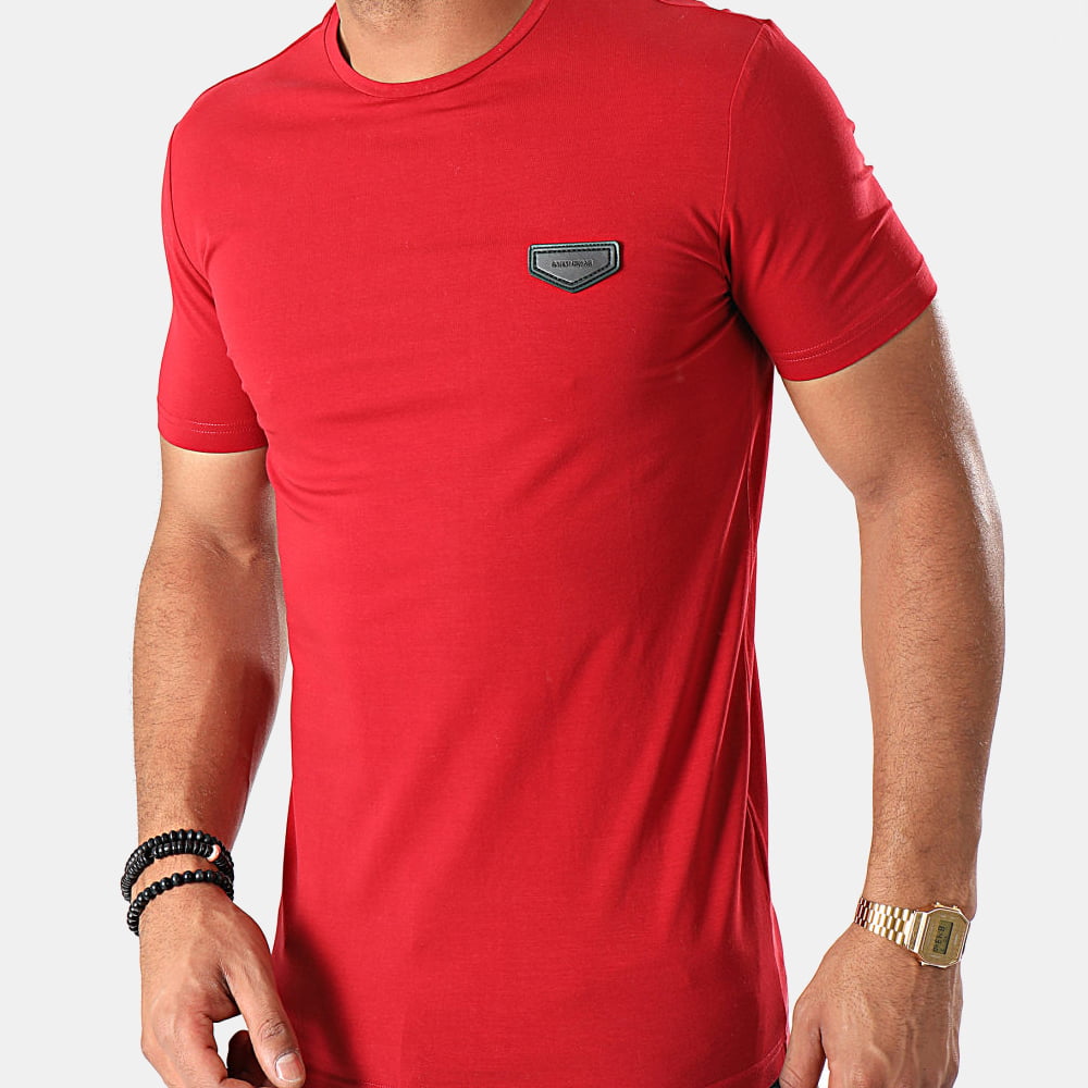 Antony Morato T Shirt Mmks01430 Bordeaux Bordeaux Shot1