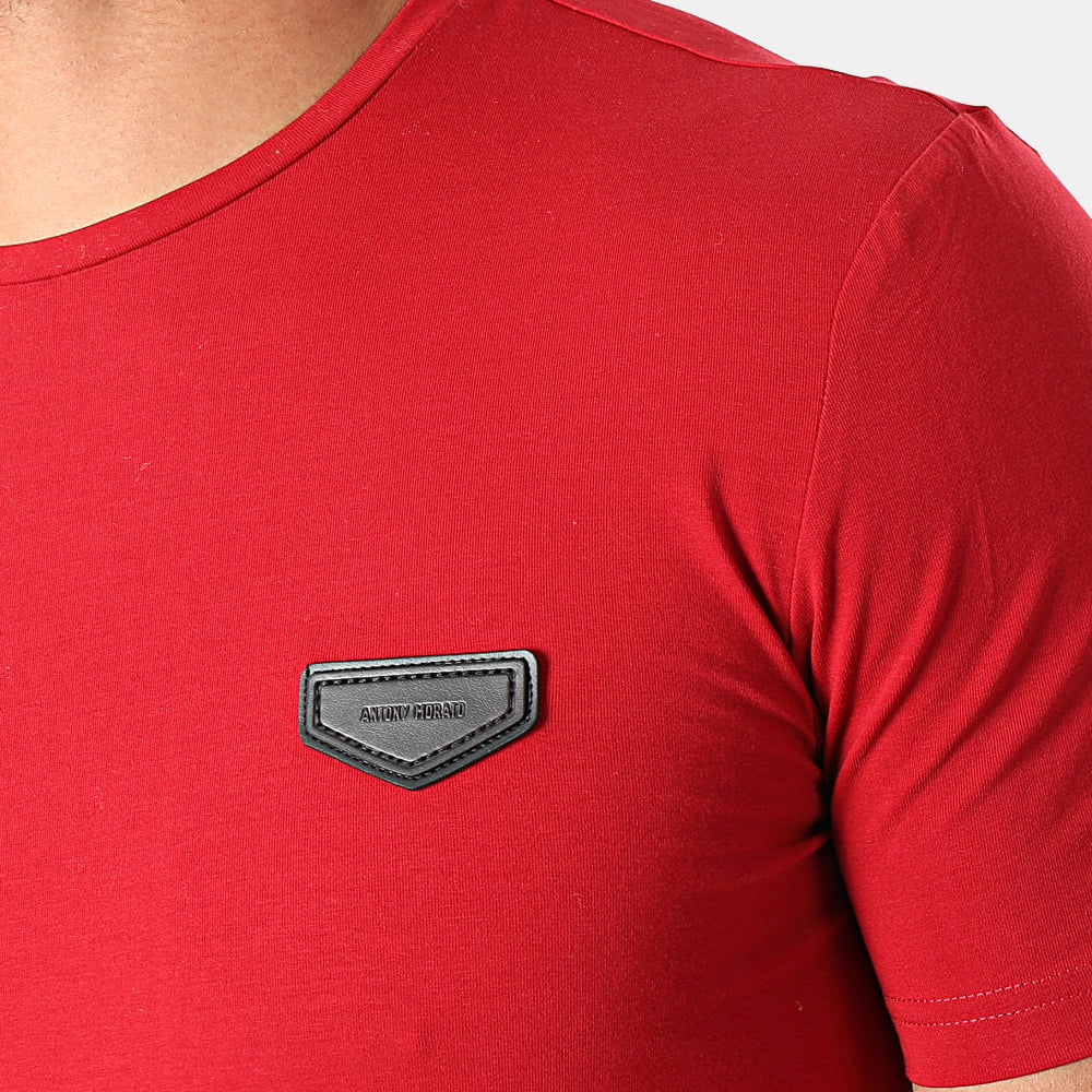 Antony Morato T Shirt Mmks01430 Bordeaux Bordeaux Shot5