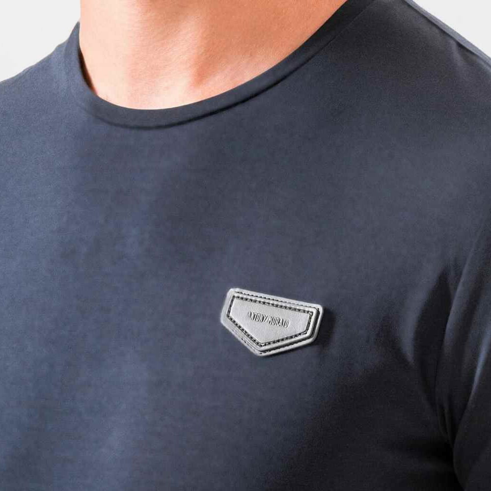 Antony Morato T Shirt Mmks01430 Dk.blue Azul Escuro Shot5