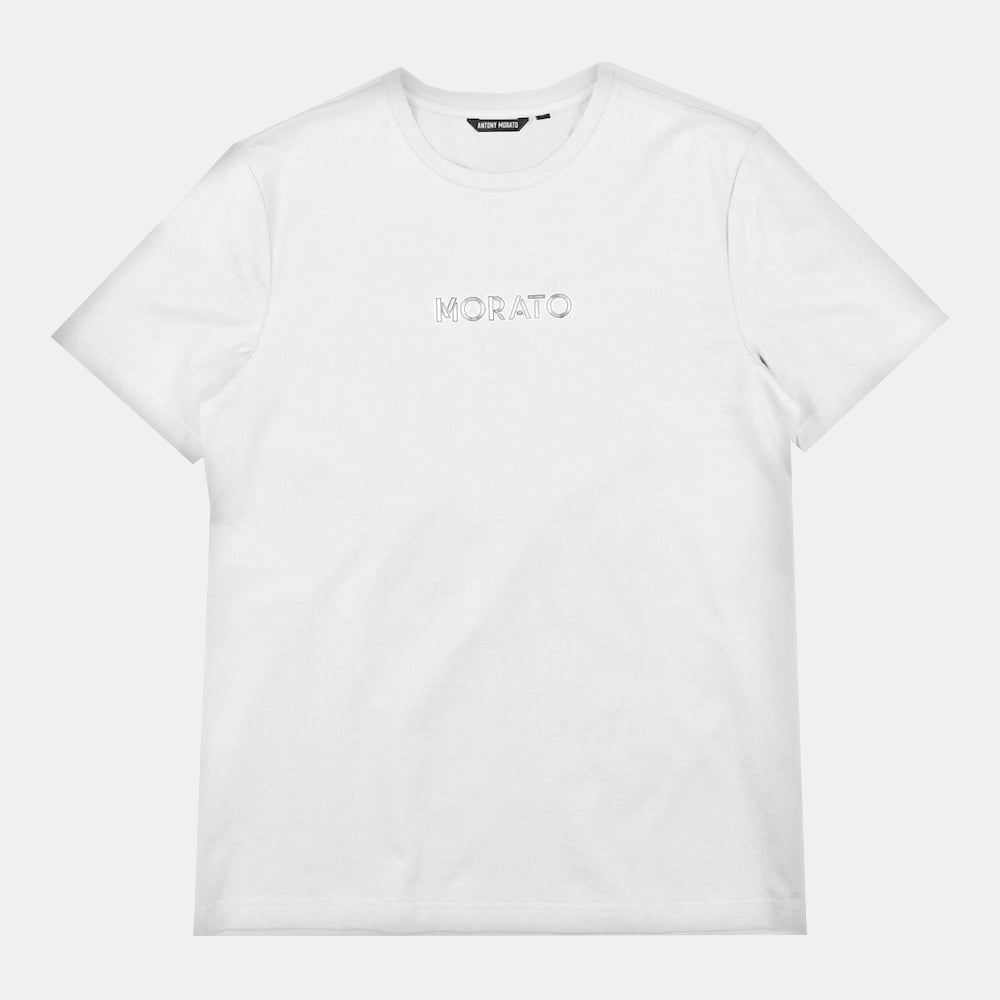 Antony Morato T Shirt Mmks01818 White Branco Shot4