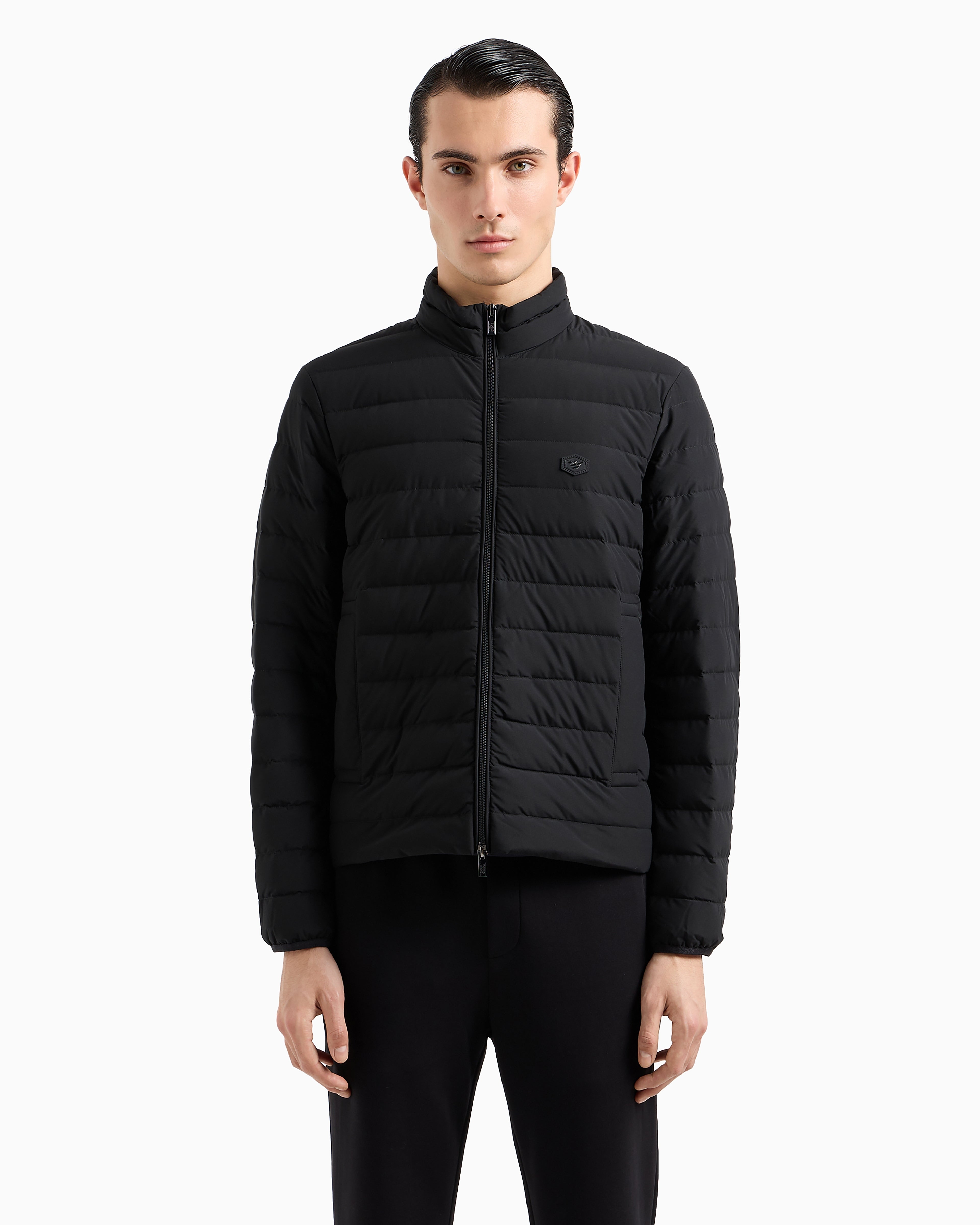 Armani Blusao Jackets 8n1bq2 1nlrz Black Preto_shot3