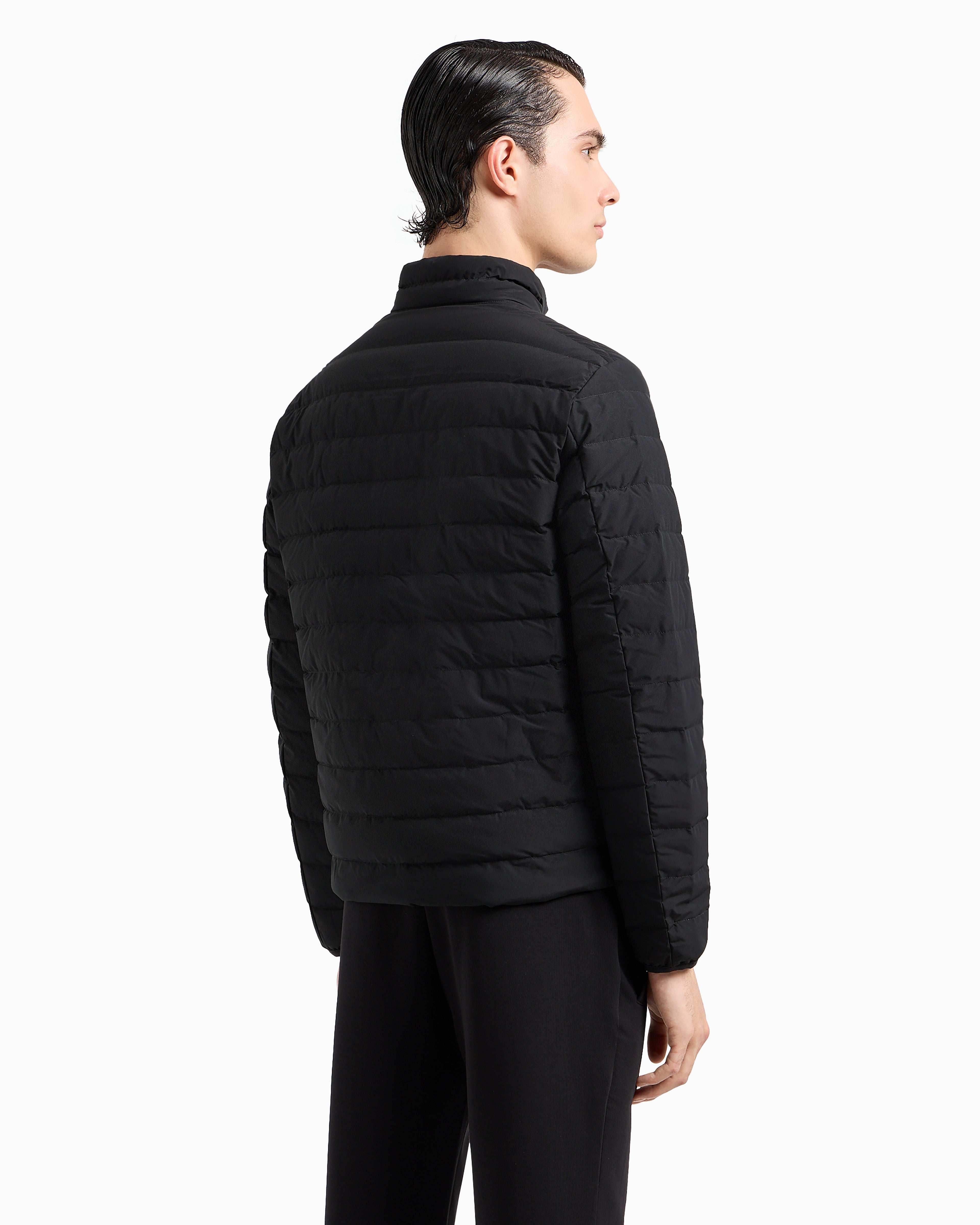 Armani Blusao Jackets 8n1bq2 1nlrz Black Preto_shot5