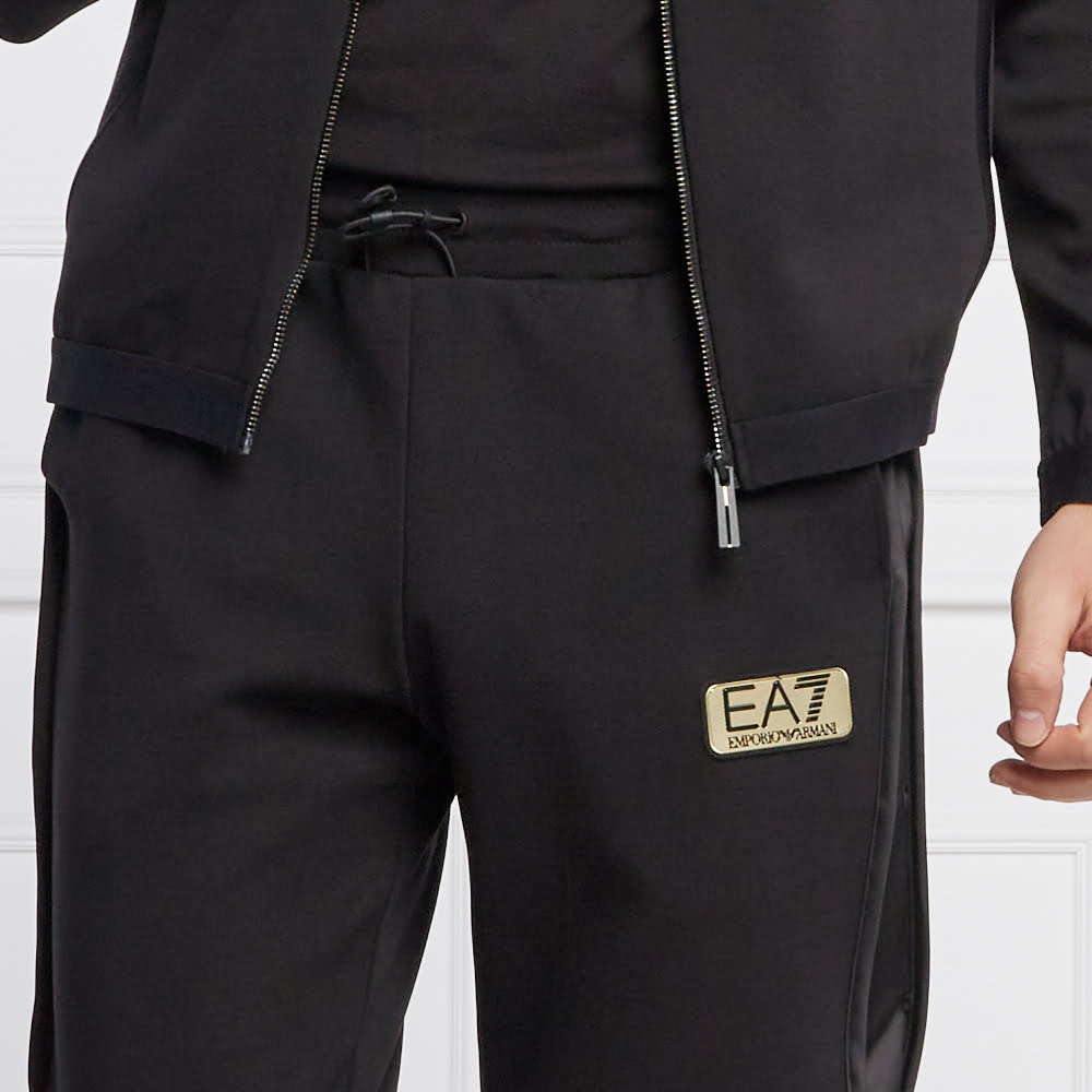 Armani Blusao Jackets Pm25 Pjfaz Blk Gold Preto Ouro Shot1