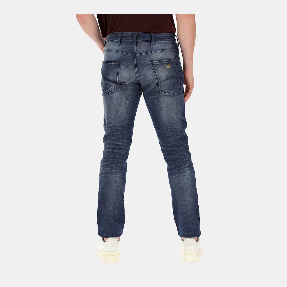 Armani Calças Emporio Trousers 1j06 1d6yz Denim Denim Shot8