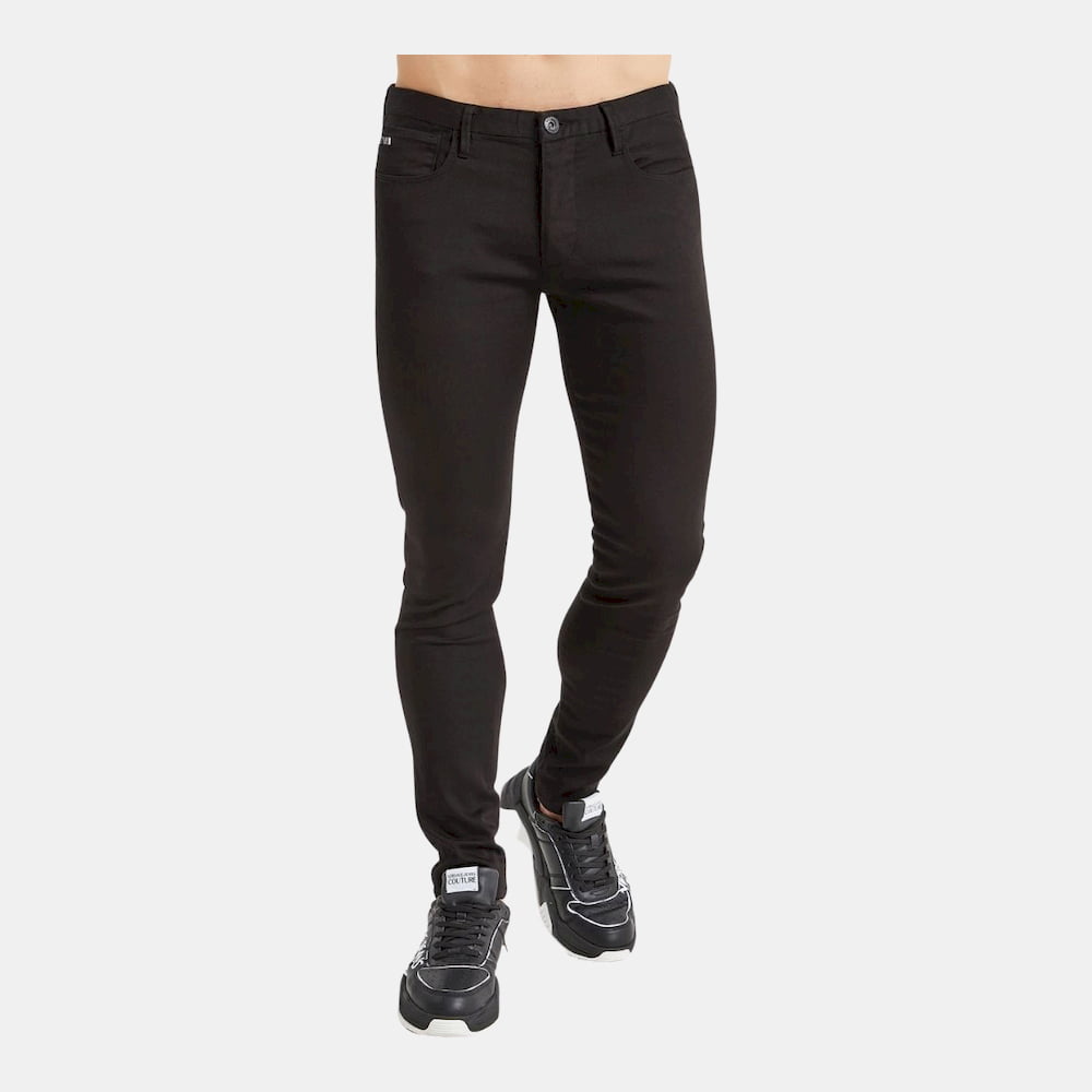 Armani Calças Emporio Trousers 1j11 1dhdz Black Preto Shot2