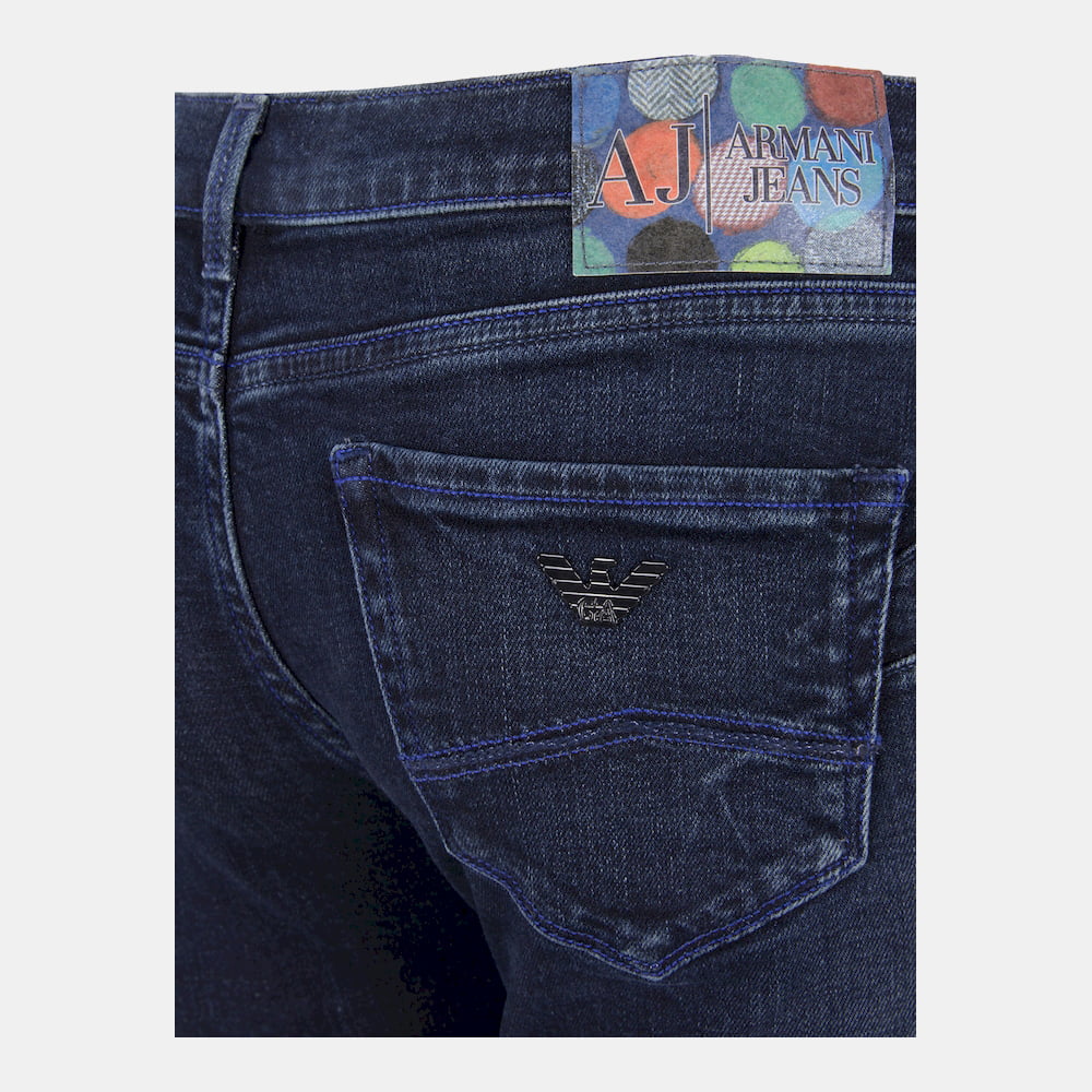 Armani Calças Trousers B5j23 1j Denim Denim Shot10