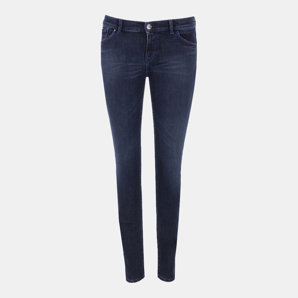 Armani Calças Trousers B5j23 1j Denim Denim Shot2