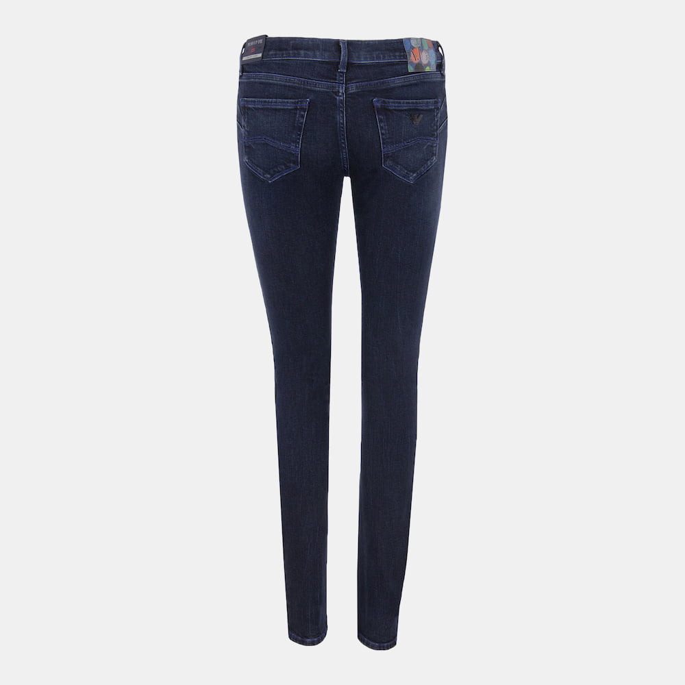 Armani Calças Trousers B5j23 1j Denim Denim Shot4