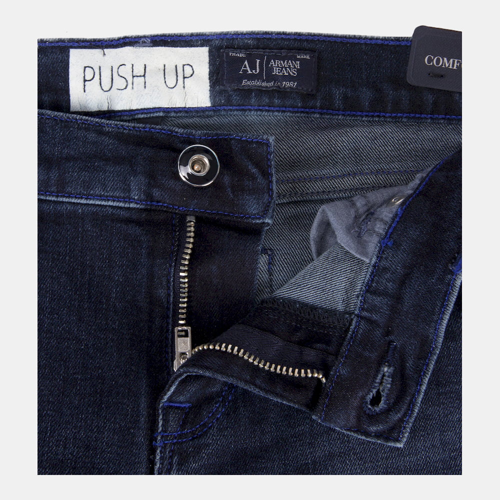 Armani Calças Trousers B5j23 1j Denim Denim Shot6