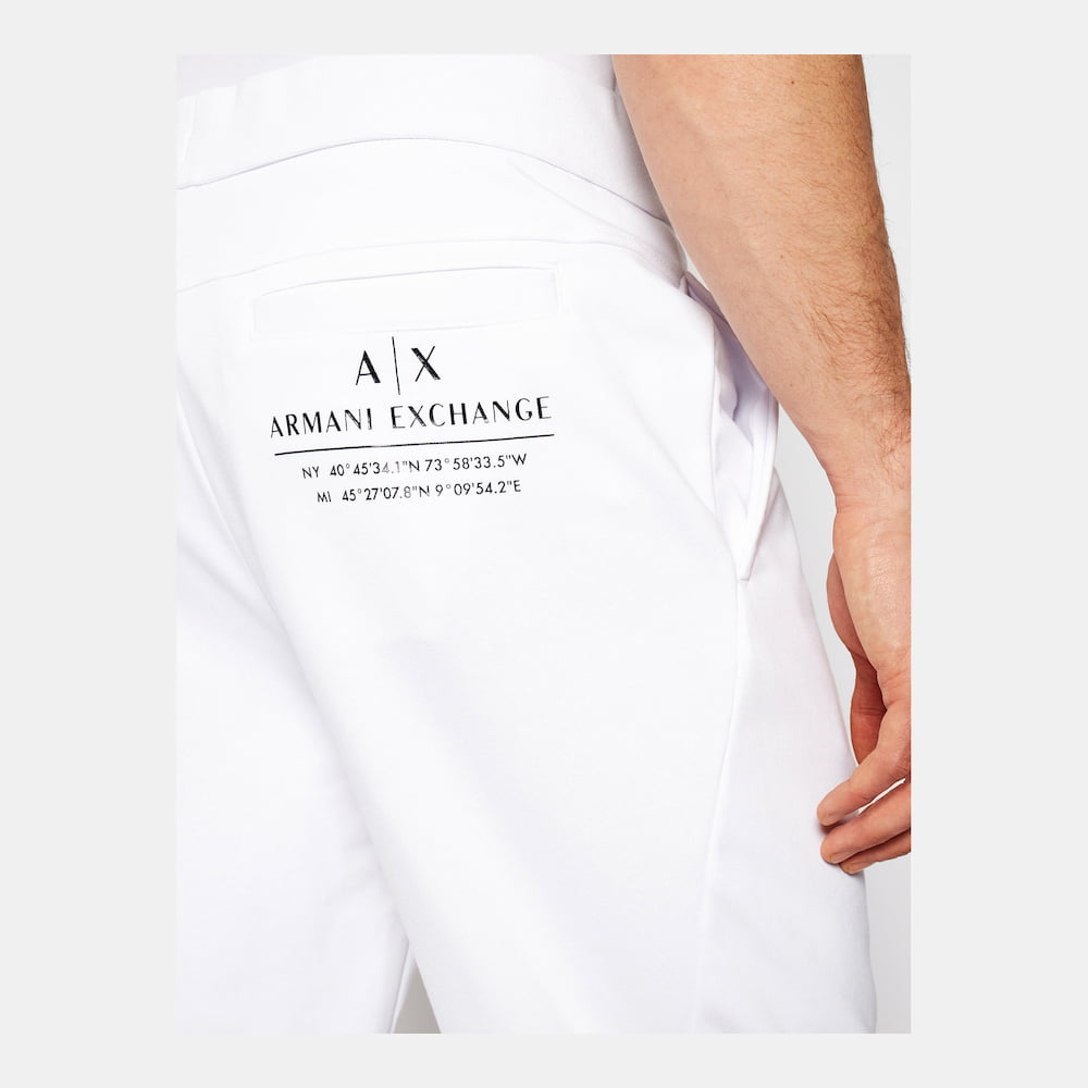 Armani Calças Trousers Zpfe Zj9fz White Branco Shot4