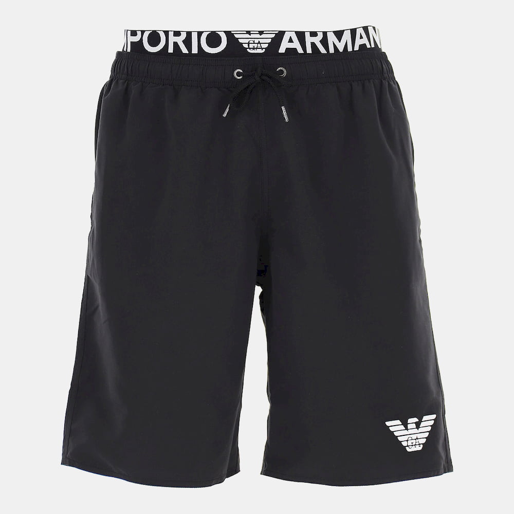Armani Calcao De Banho Swim Shorts 1753 2r432 Black Preto Shot2