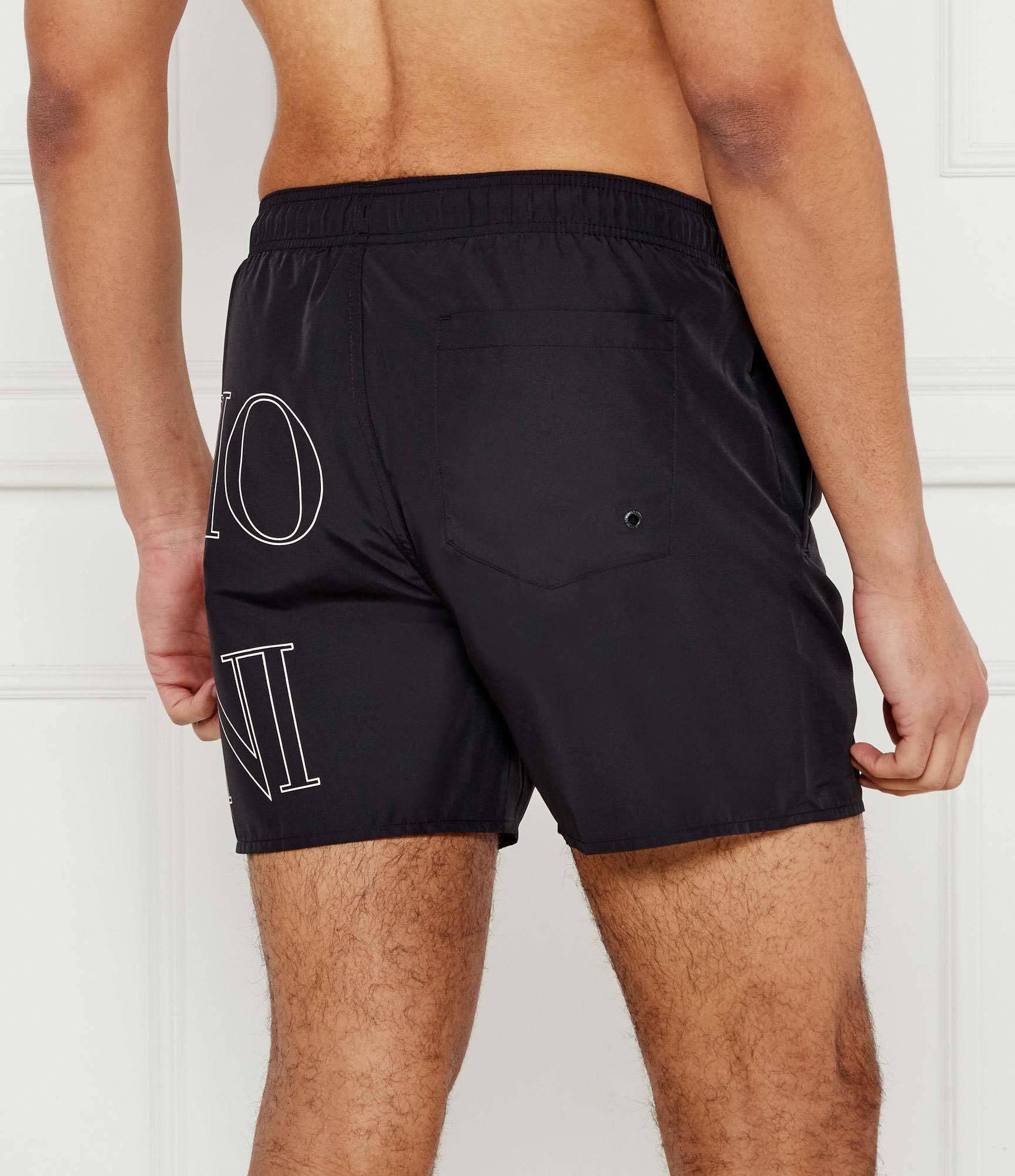 Armani Calcao De Banho Swim Shorts Em000583 Af12326 Black Preto_shot3