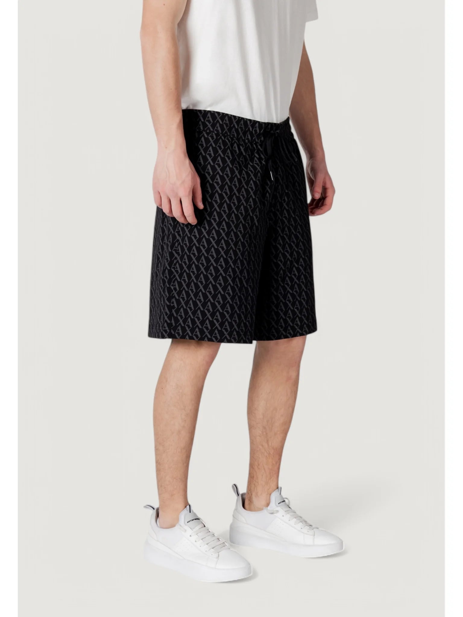 Armani Calcao Shorts Xm001227 Af11847 Blk Black Preto Preto_shot4