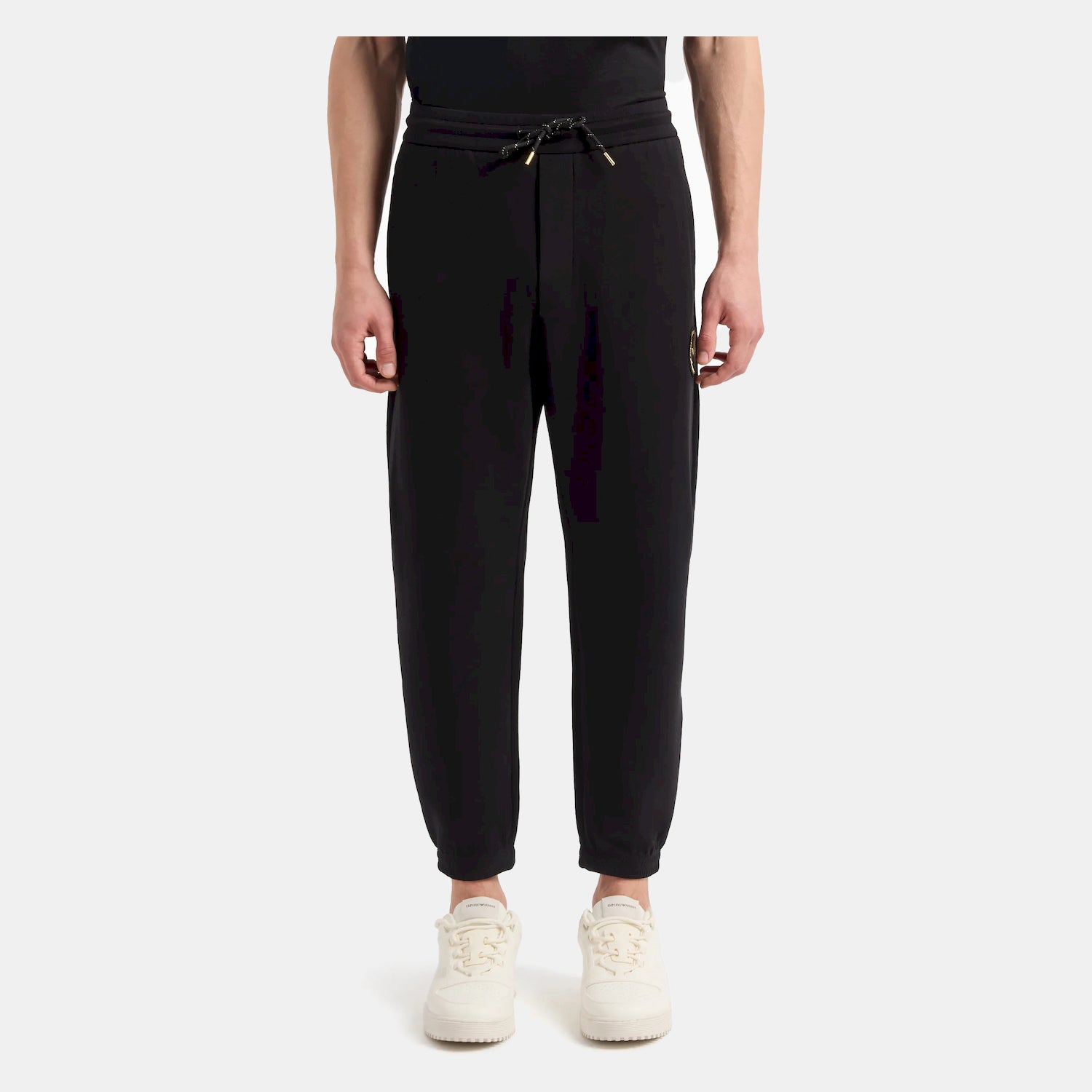 Armani Calcas Training Pants 3d1pd0 1jhsz Blk Gold Preto Ouro_shot5