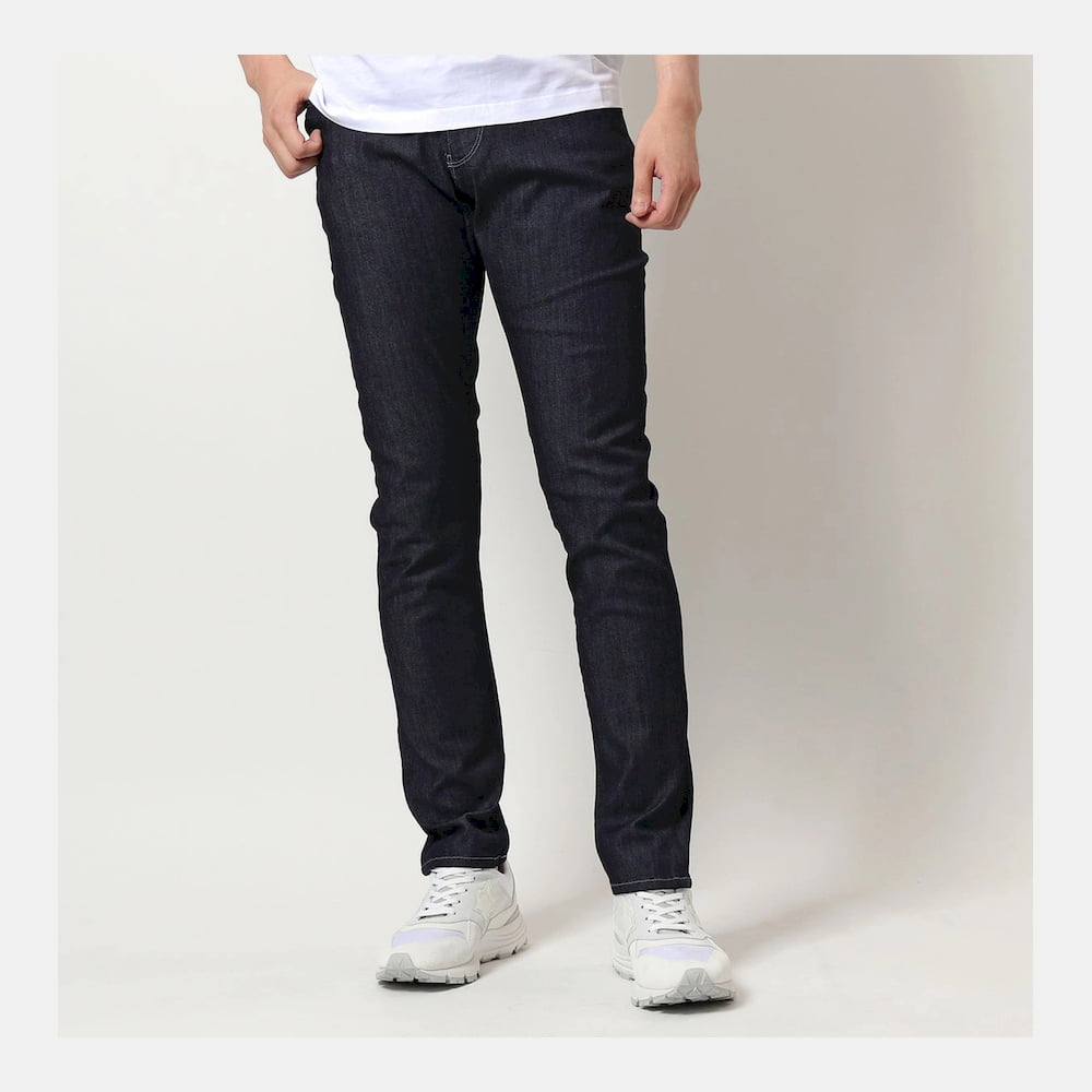 Armani Calcas Trousers 1j06 1d85z Denim Blue Denim Shot1