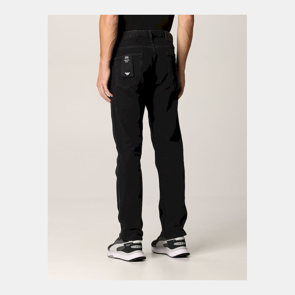 Armani Calcas Trousers 1j06 1g0iz Denim Blk Denim Escuro Shot4