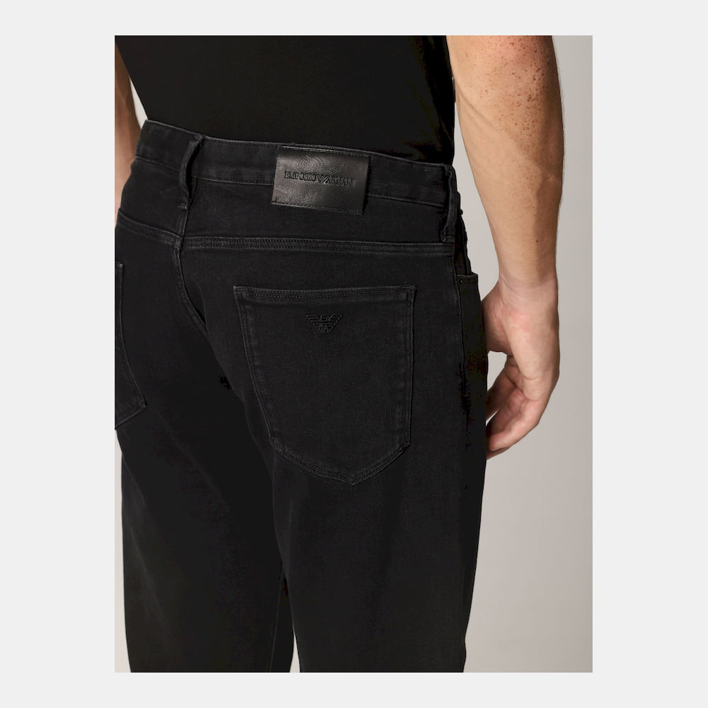Armani Calcas Trousers 1j06 1g0iz Denim Blk Denim Escuro Shot6