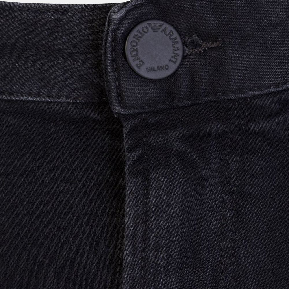 Armani Calcas Trousers 1j06 1g0iz Denim Blk Denim Escuro Shot9