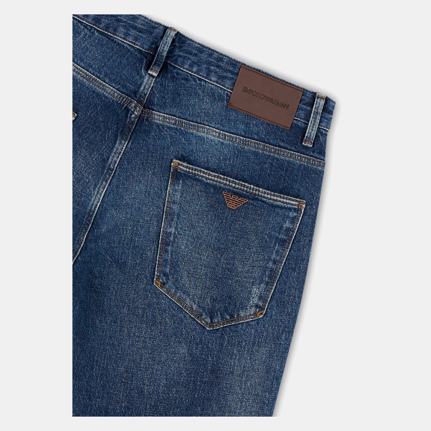 Armani Calcas Trousers 3d1j06 1d06z Denim Blue Denim_shot2