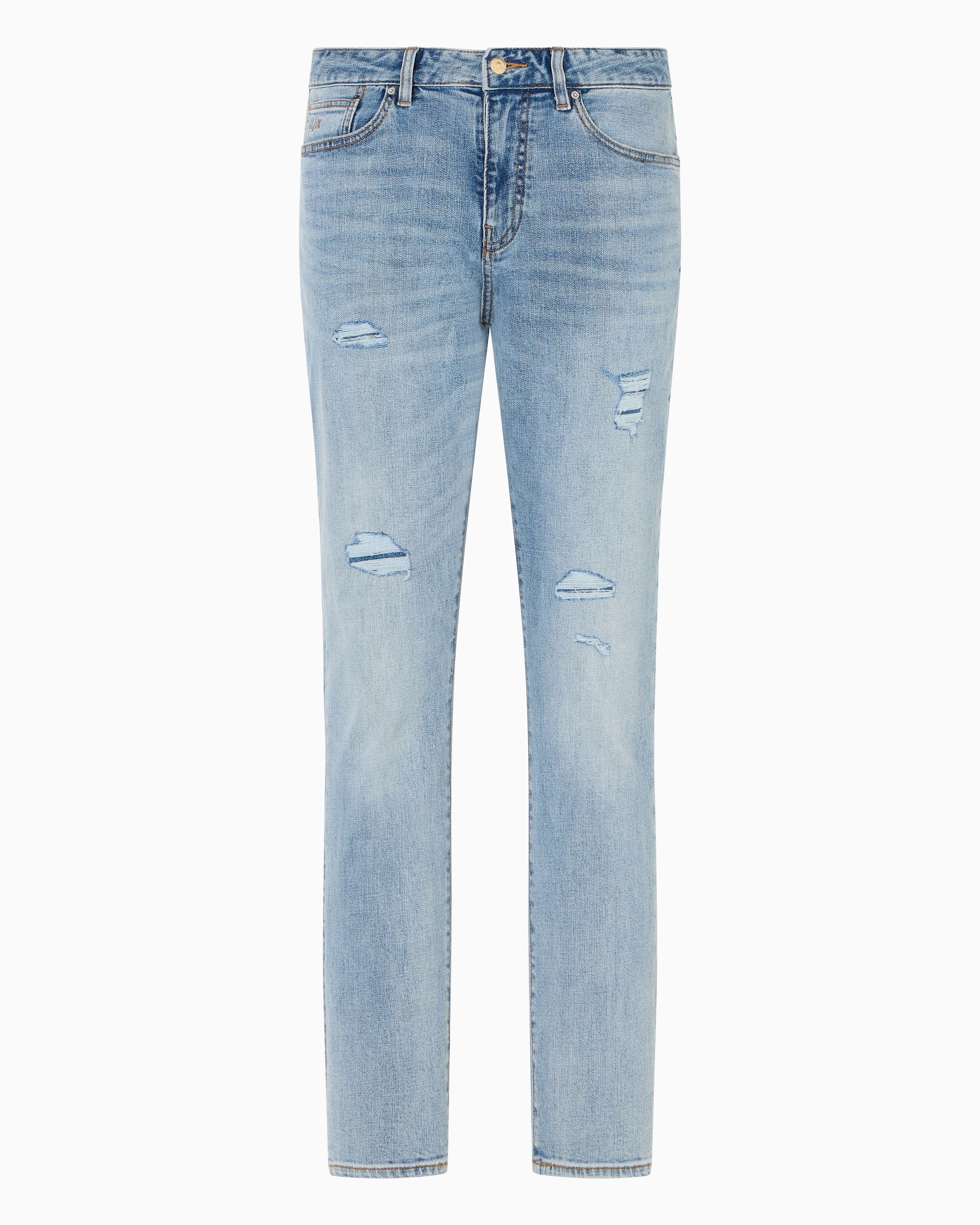 Armani Calcas Trousers Xm000070 Af15188 Light Wash Light Wash_shot2