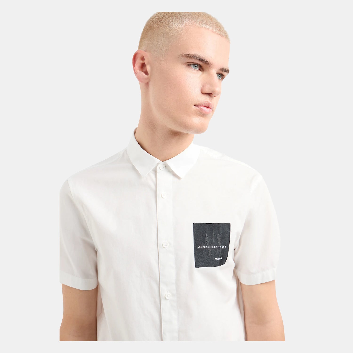 Armani Camisa  Shirt 3dzc27 Znxlz White Branco_shot3