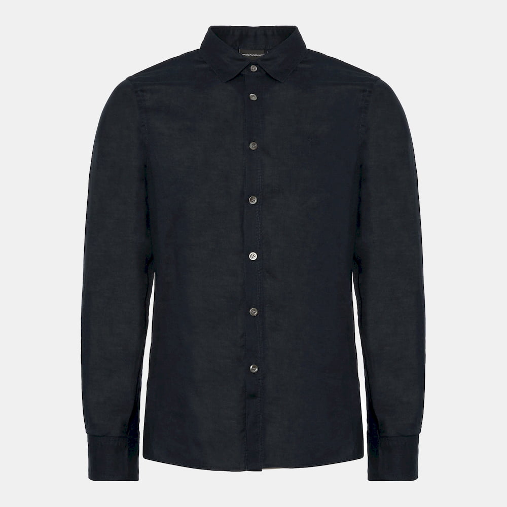 Armani Camisa Emporio Shirt 1cm3 1nfdz Navy Navy Shot2