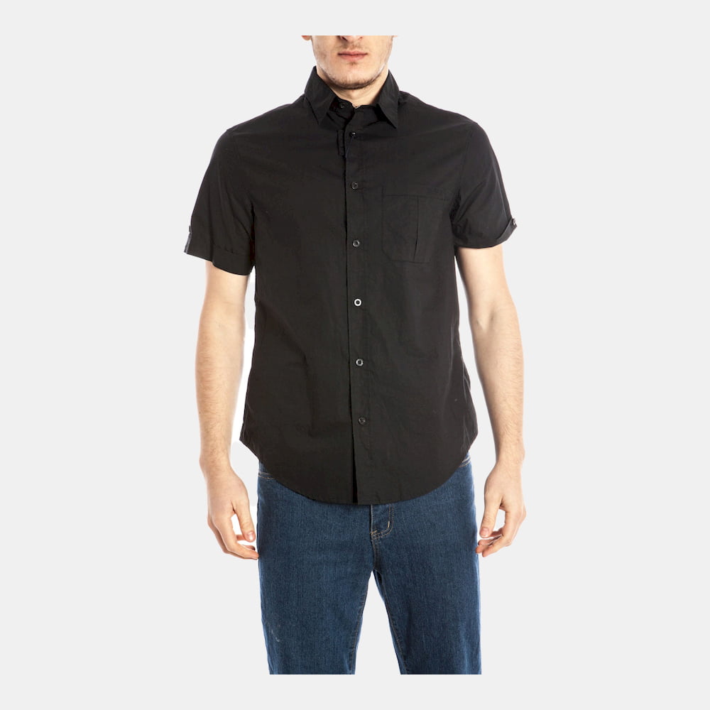 Armani Camisa Shirt 06c26 Cj Black Preto Shot2