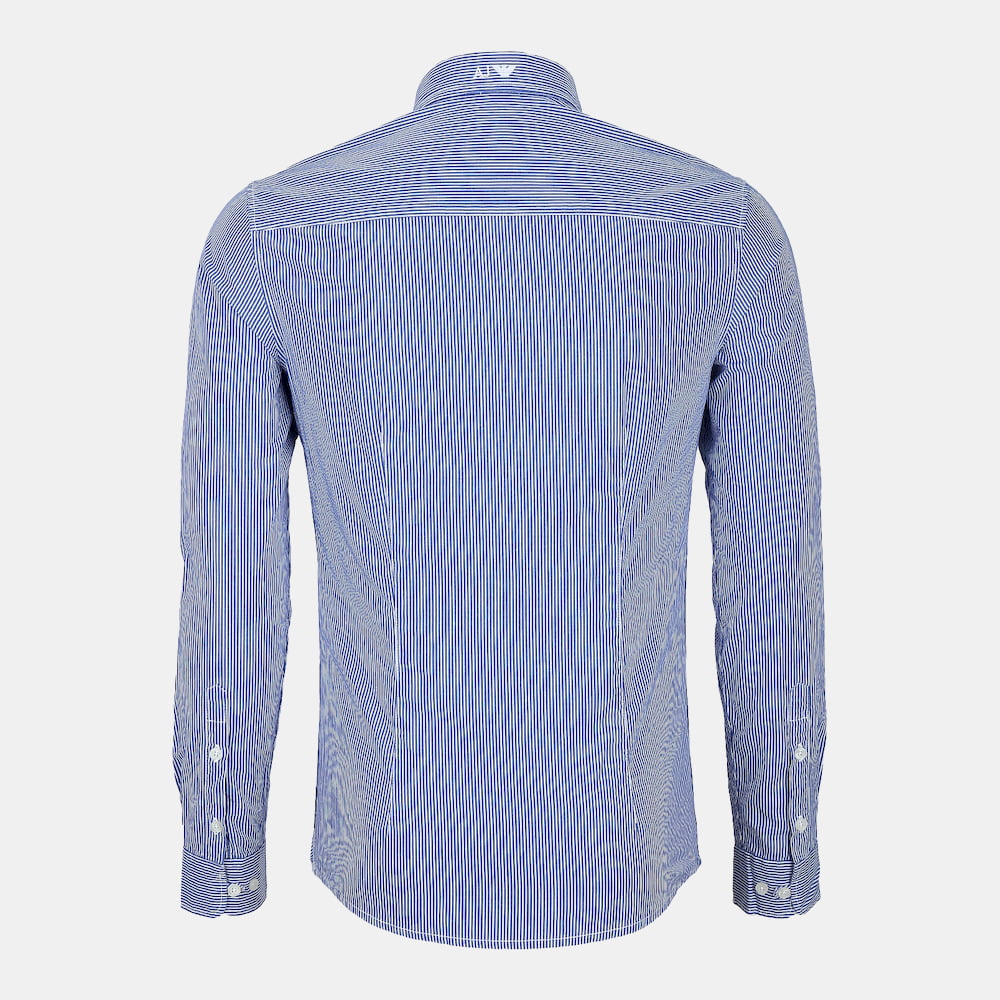 Armani Camisa Shirt 06c68 Nh Blue Azul Shot8