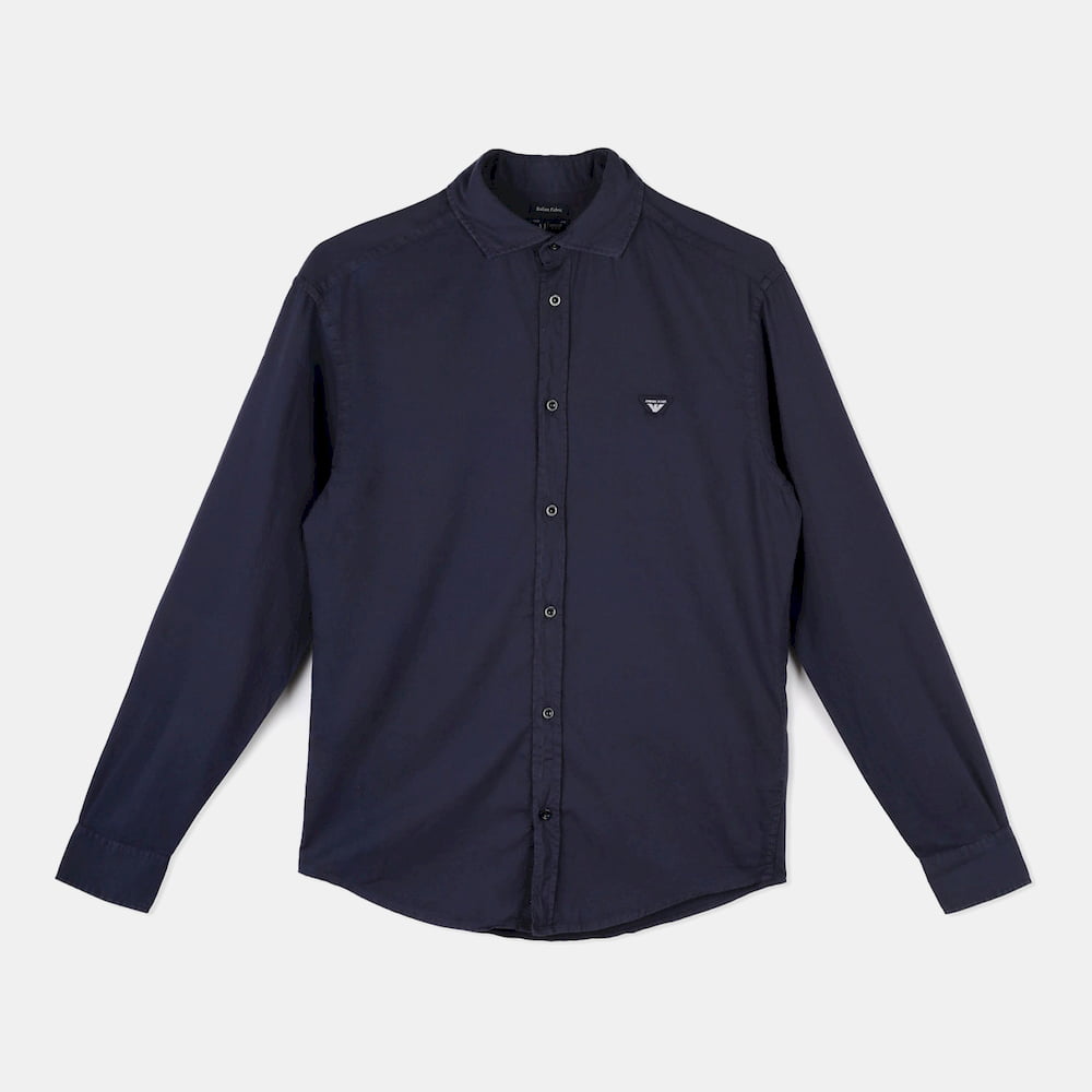 Armani Camisa Shirt 6c74 6n07z Navy Navy Shot6