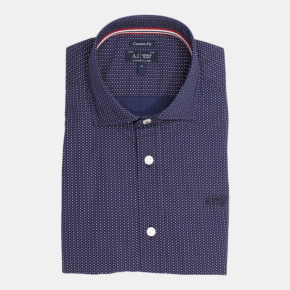 Armani Camisa Shirt B6c74 Ng Blue Azul Shot2