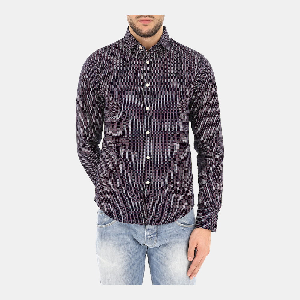Armani Camisa Shirt B6c74 Ng Blue Azul Shot8
