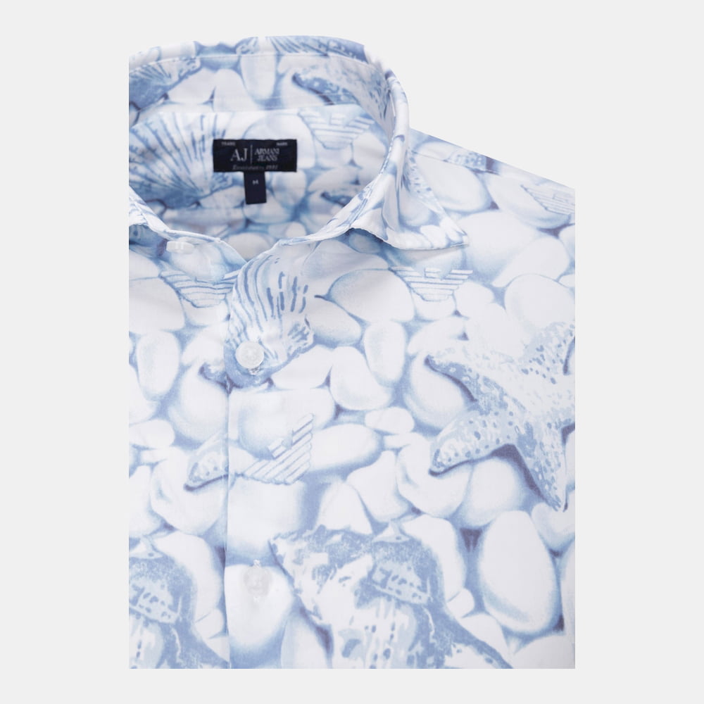 Armani Camisa Shirt C6c28 Bc White Branco Shot10
