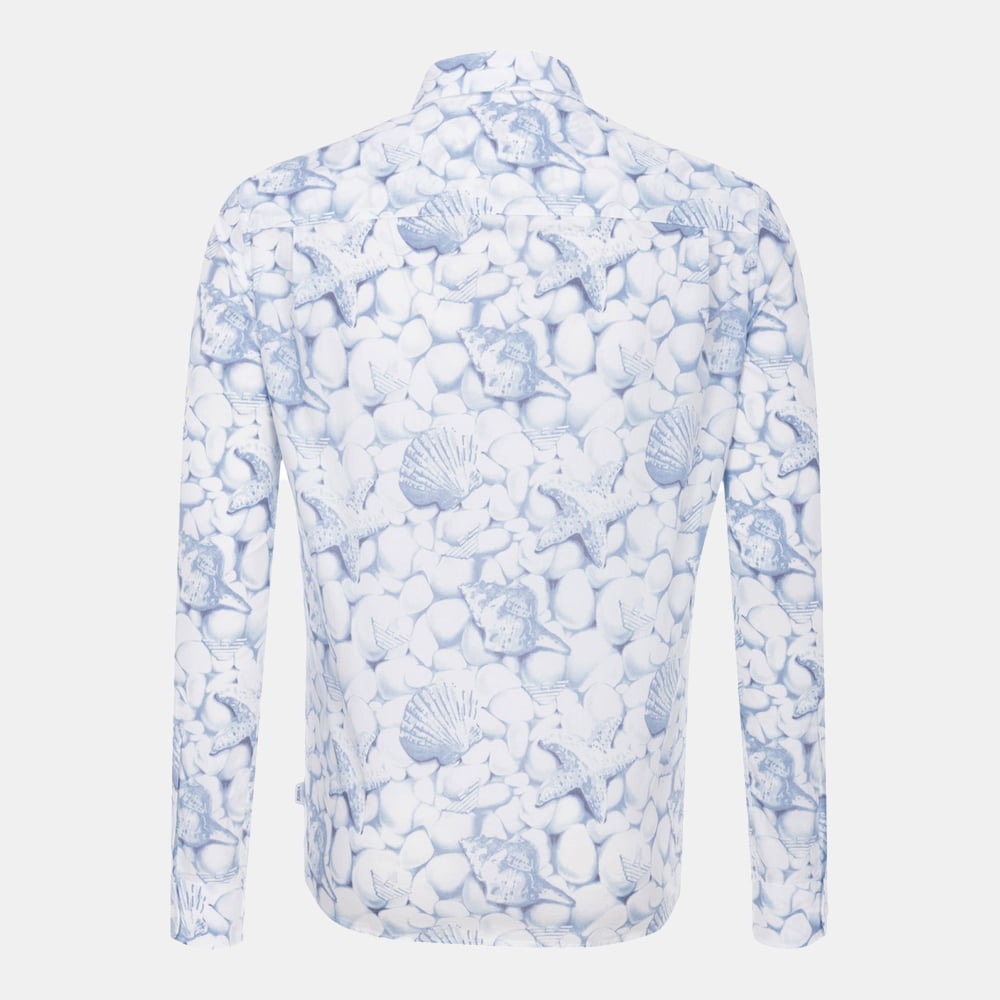 Armani Camisa Shirt C6c28 Bc White Branco Shot14