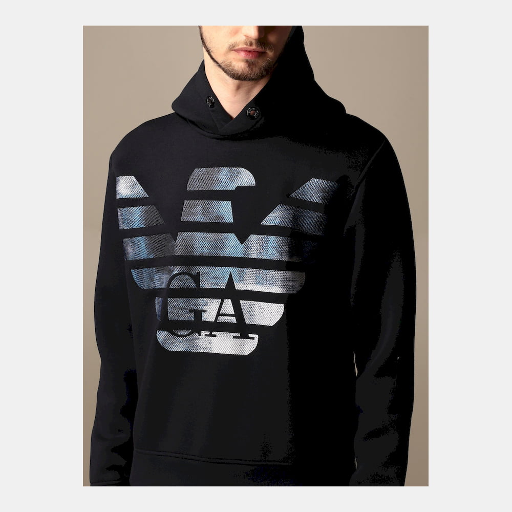 Armani Camisola Emporio Hoodie 1ma9 1jdsz Navy Navy Shot12