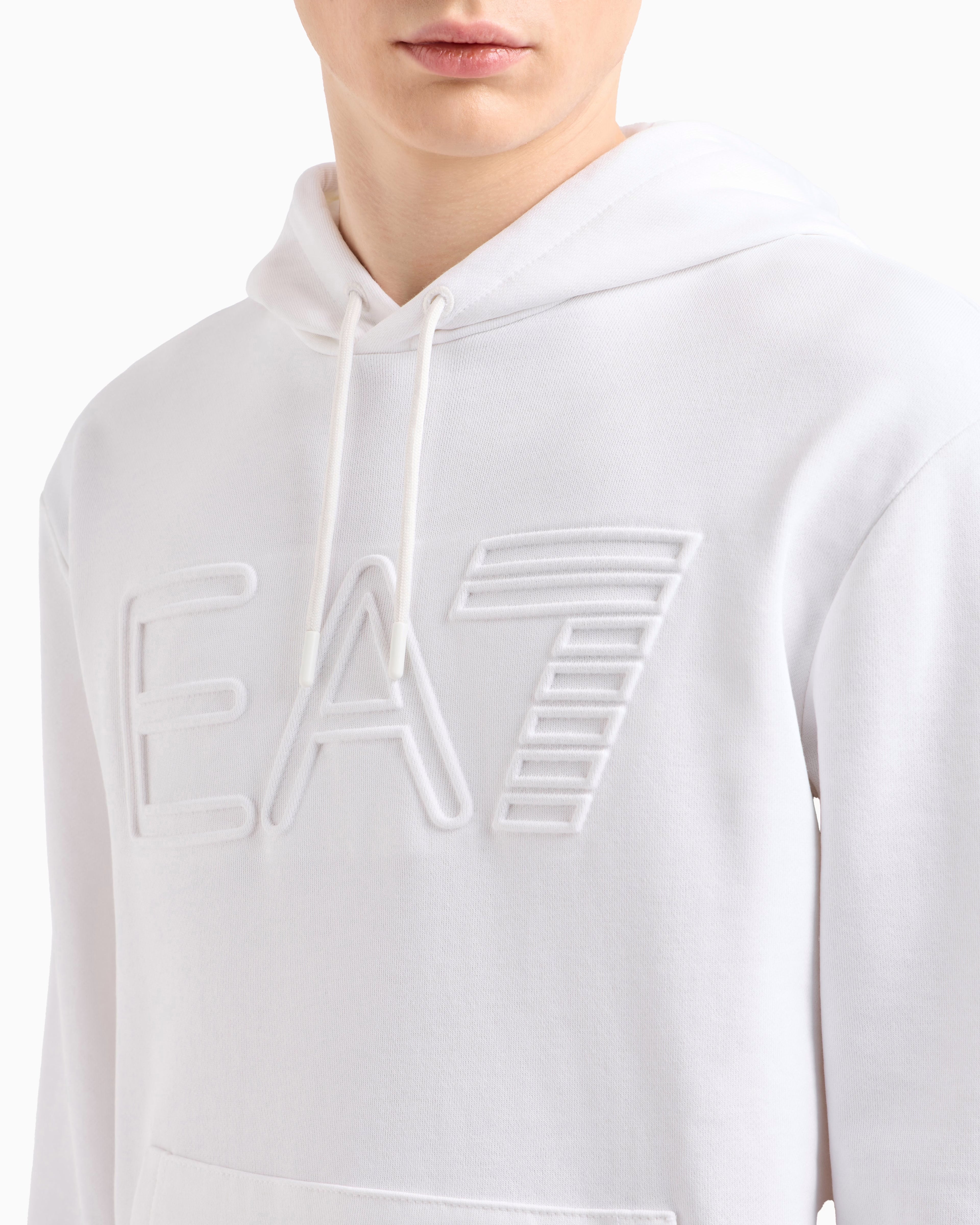 Armani Camisola Hoodie 7m000152 Af10432 White Branco_shot1