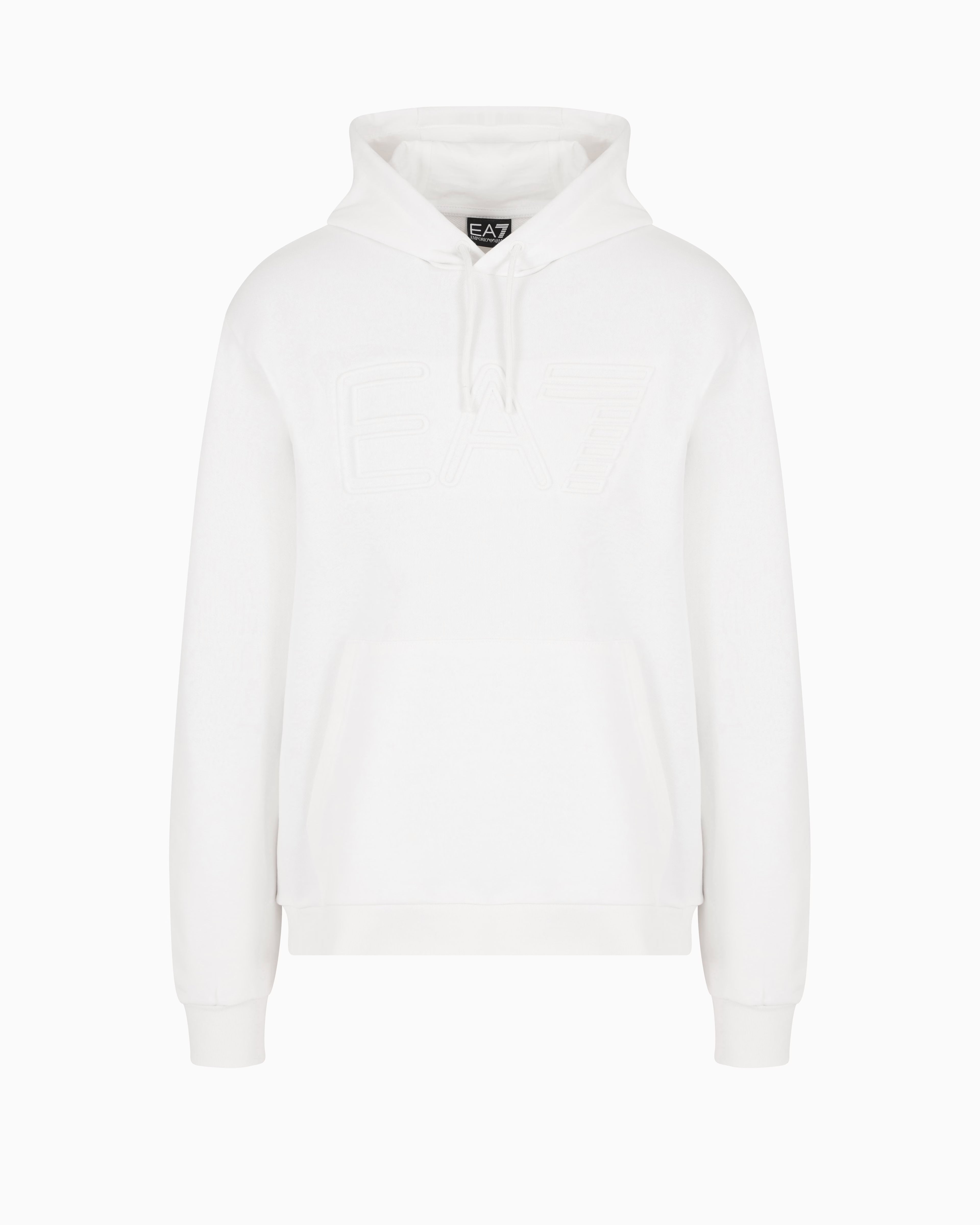Armani Camisola Hoodie 7m000152 Af10432 White Branco_shot4
