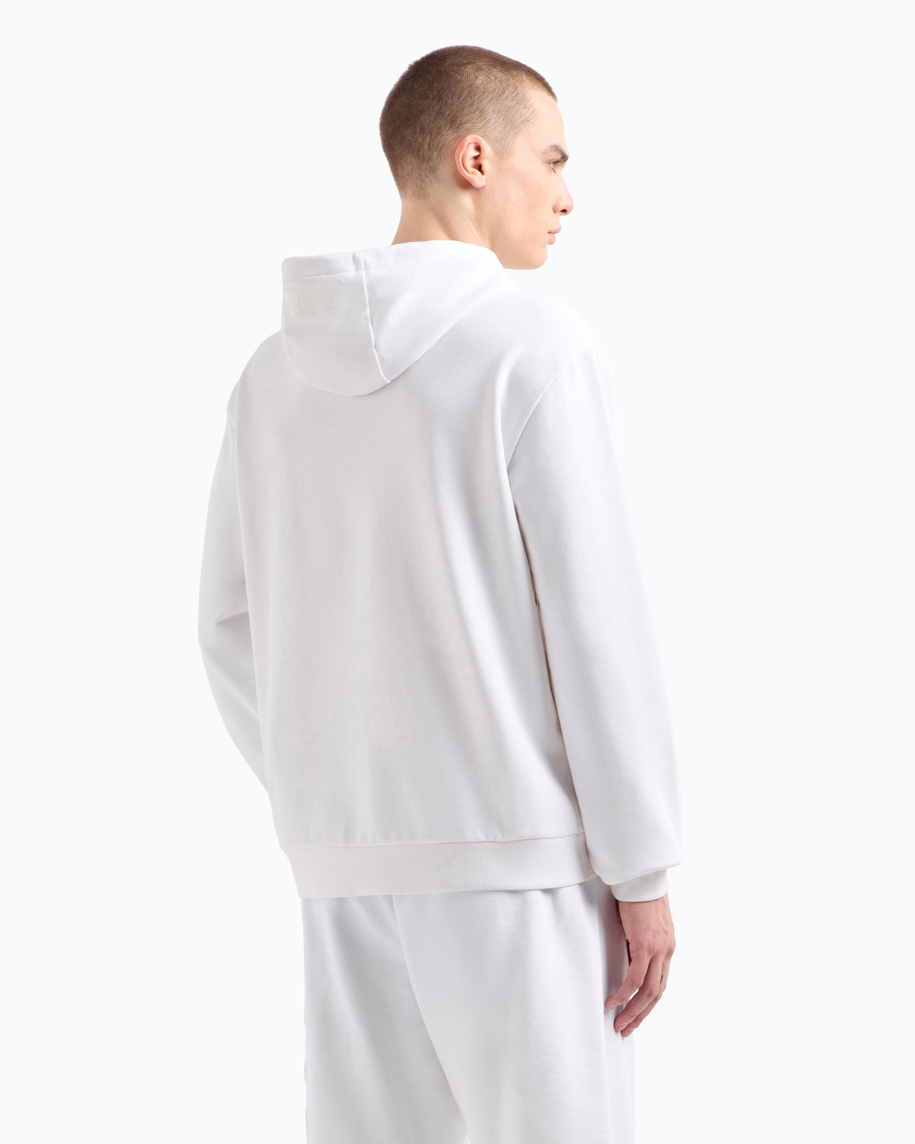 Armani Camisola Hoodie 7m000152 Af10432 White Branco_shot5