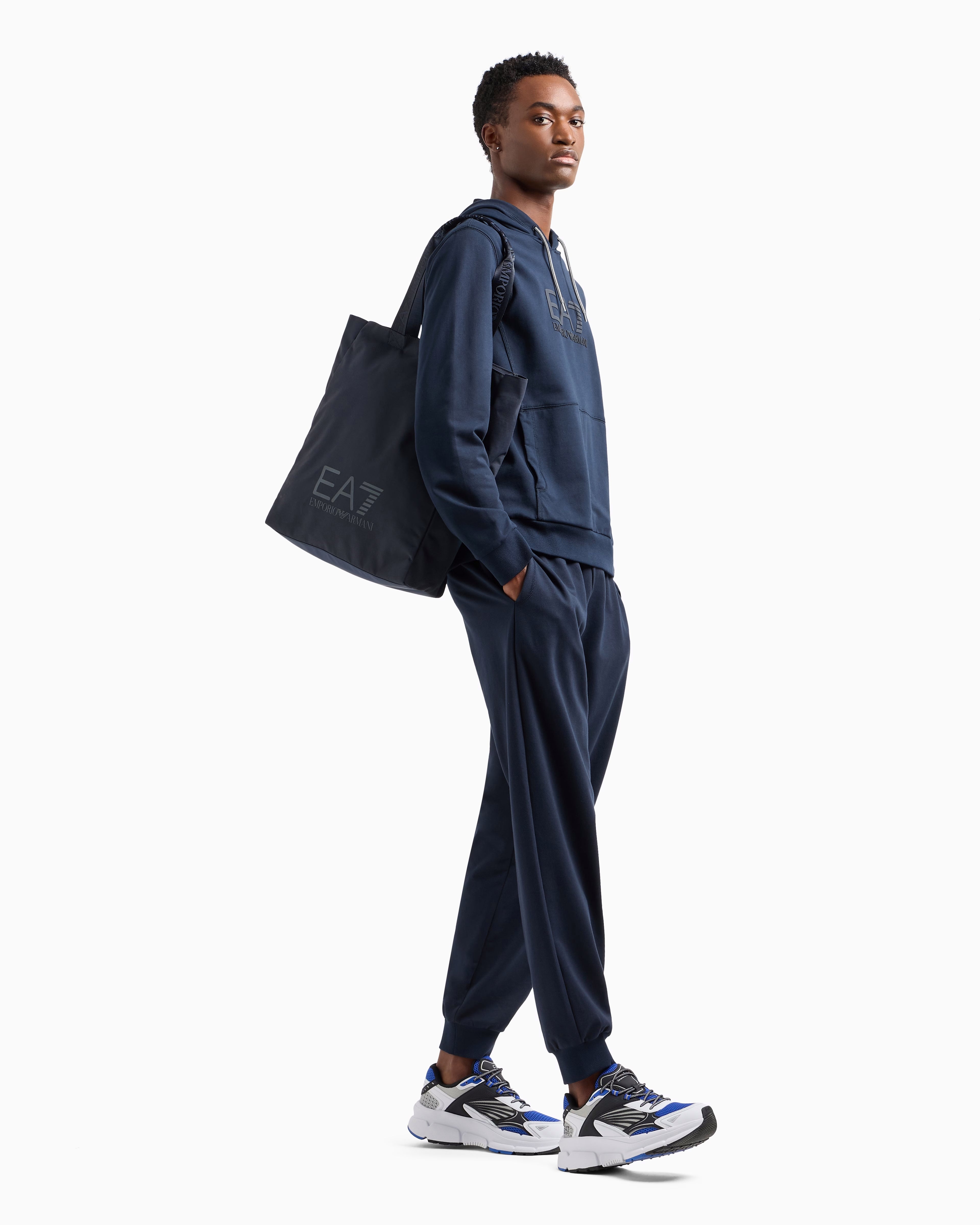 Armani Camisola Hoodie 7m000230 Af13512 Navy Navy_shot2