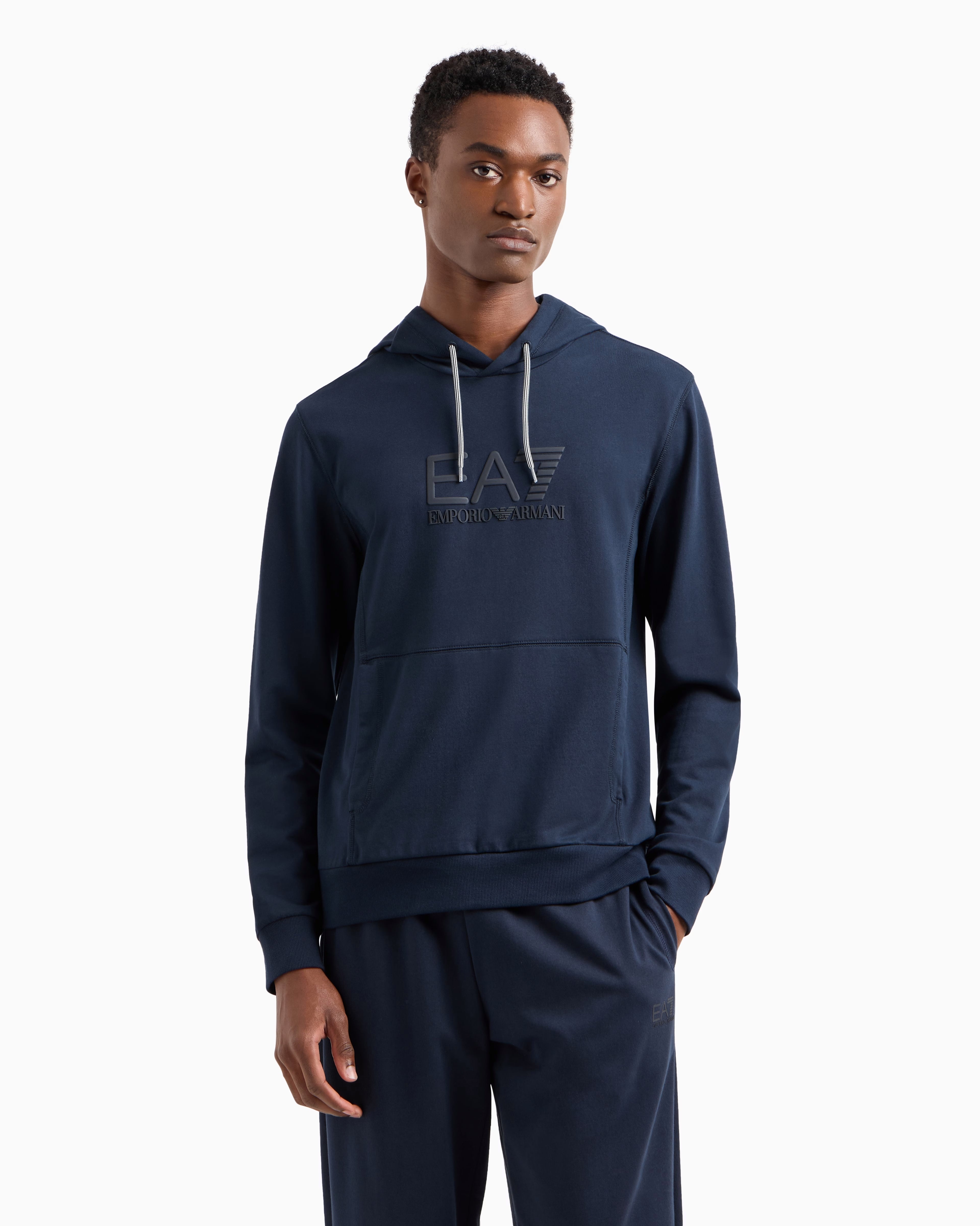 Armani Camisola Hoodie 7m000230 Af13512 Navy Navy_shot3
