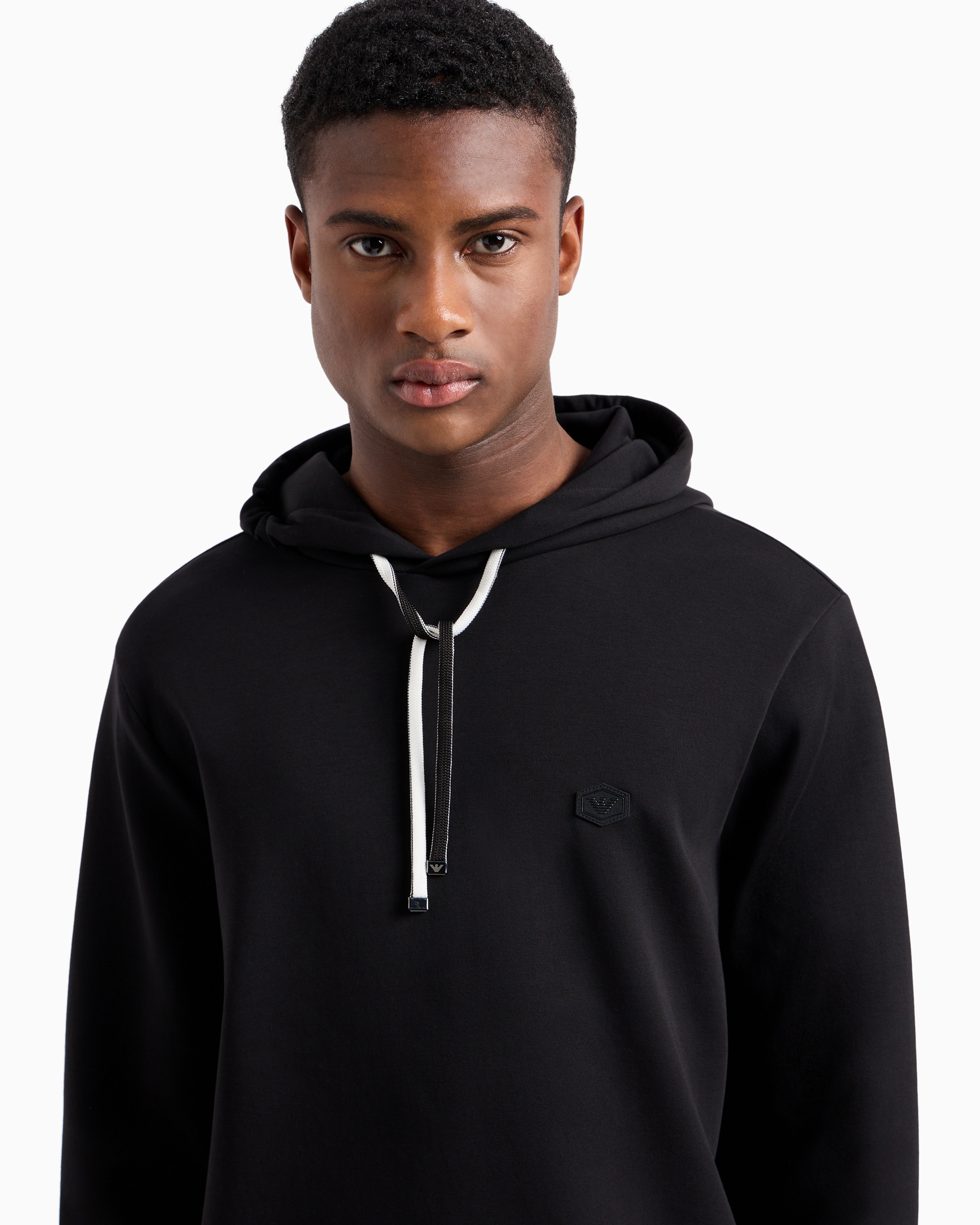Armani Camisola Hoodie 8n1md0 1jhsz Black Preto_shot1