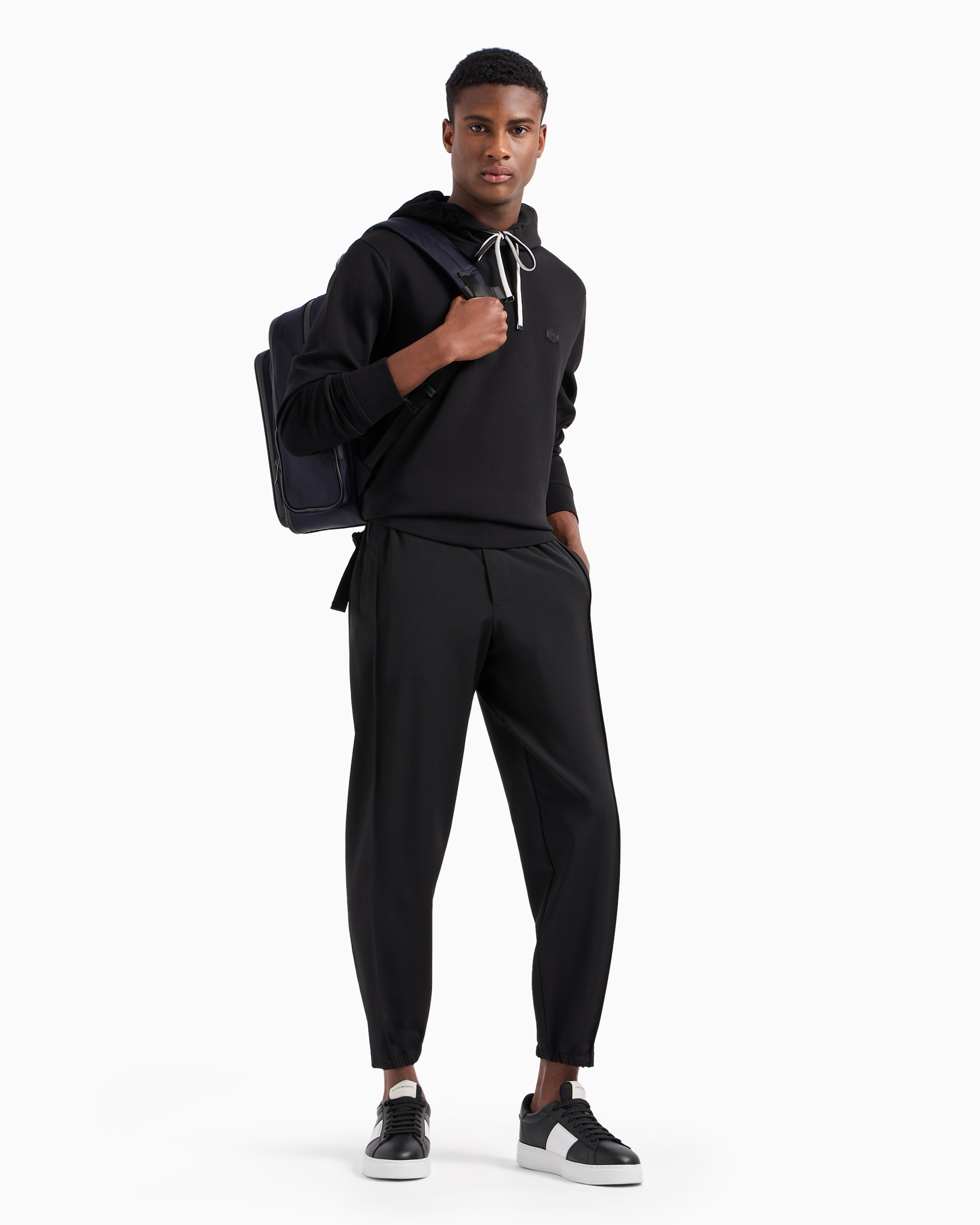 Armani Camisola Hoodie 8n1md0 1jhsz Black Preto_shot2