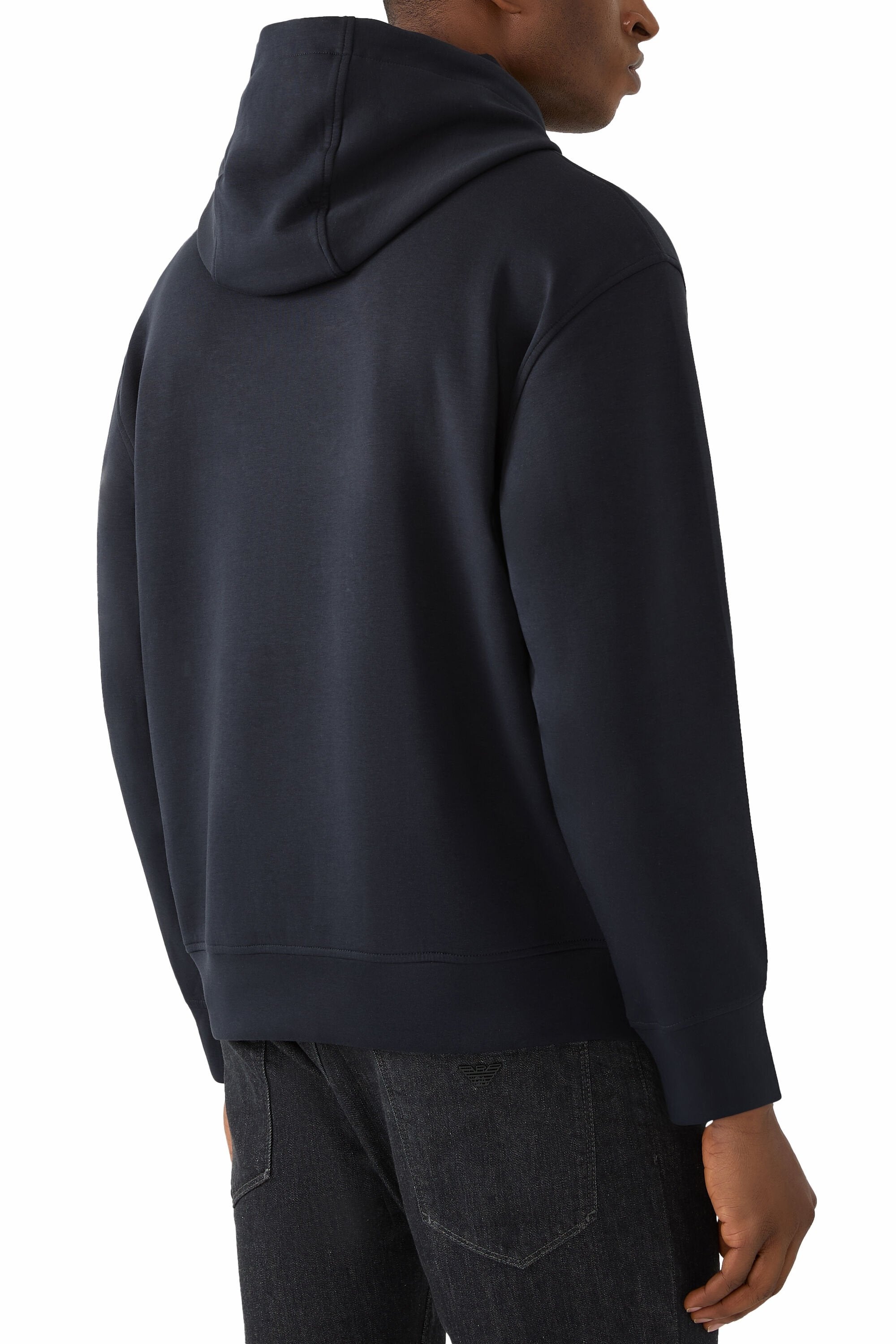 Armani Camisola Hoodie Em001121 Af10013 Navy Navy_shot1